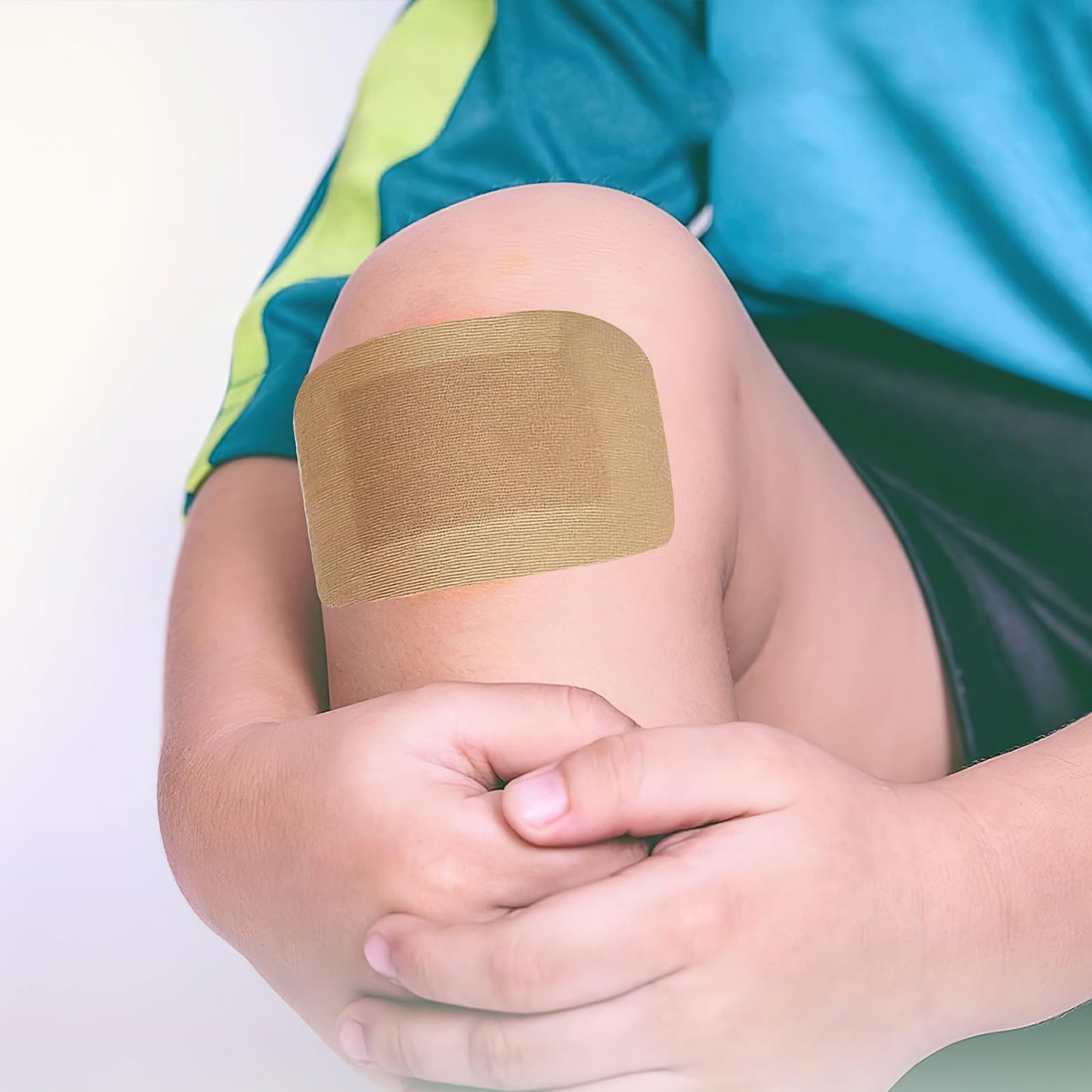 200Pcs Large Bandages, 3 x 4 Inch Adhesive Bandages Bulk, Big Sterile Flexible Fabric Bandage Nonstick Pads First Aid Supplies for Care & Protect Wounds First Aid Kit