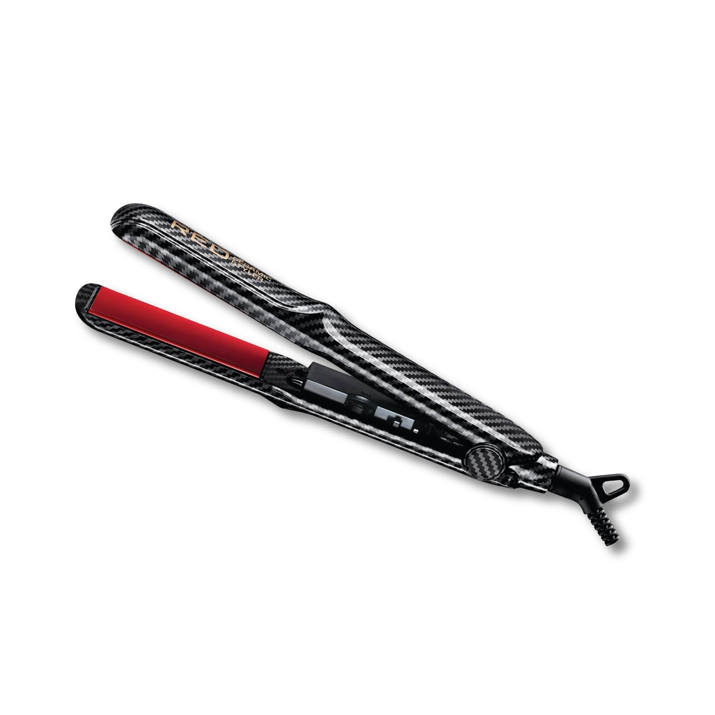 Red by Kiss 1" Designer Series Ceramic Styler Flat Iron – 450°F Max Heat, Variable Heat Control, 1 Inch Flat Iron for Soft & Silky Hair, 360° Swivel Cord, Frizz-Free, Professional Styling Tool