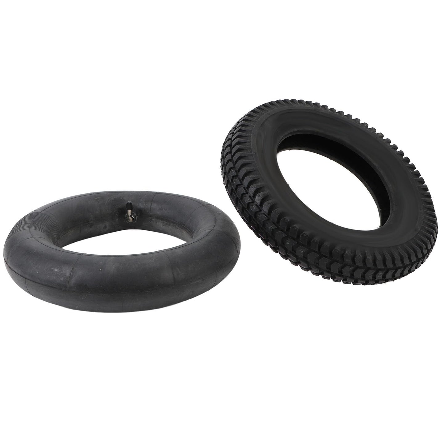 3.00‑8 Tire and Inner Tube Set Versatile Rubber Heavy Duty 14 Inch Wheelbarrow Tire Inner Tube for Hand Trucks Lawn Mowers