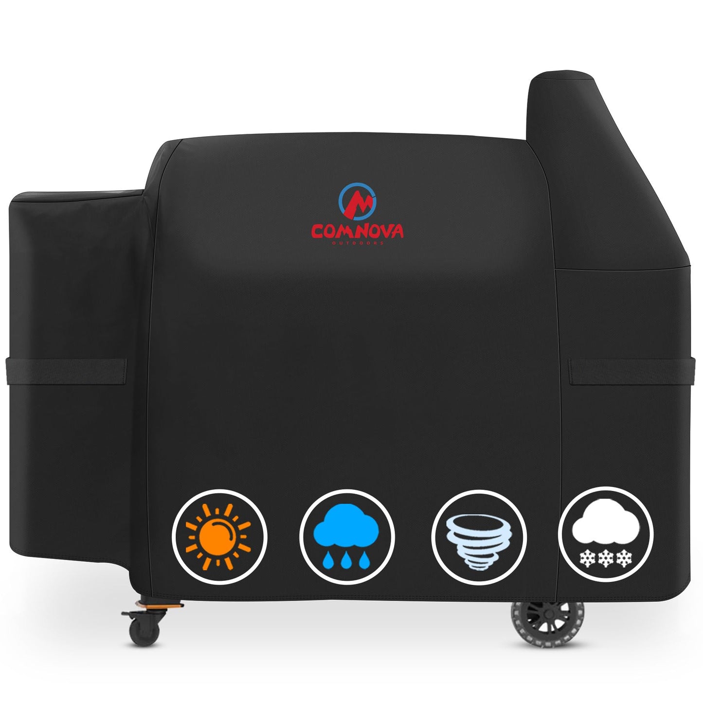 Comnova Grill Cover for Pit Boss Austin XL - 600D Wood Pellet Smoker Cover for Pitboss 1000 Series, Premium Cover for Rancher XL 1000, 1100 Pro, 1150, and Z Grill 1000