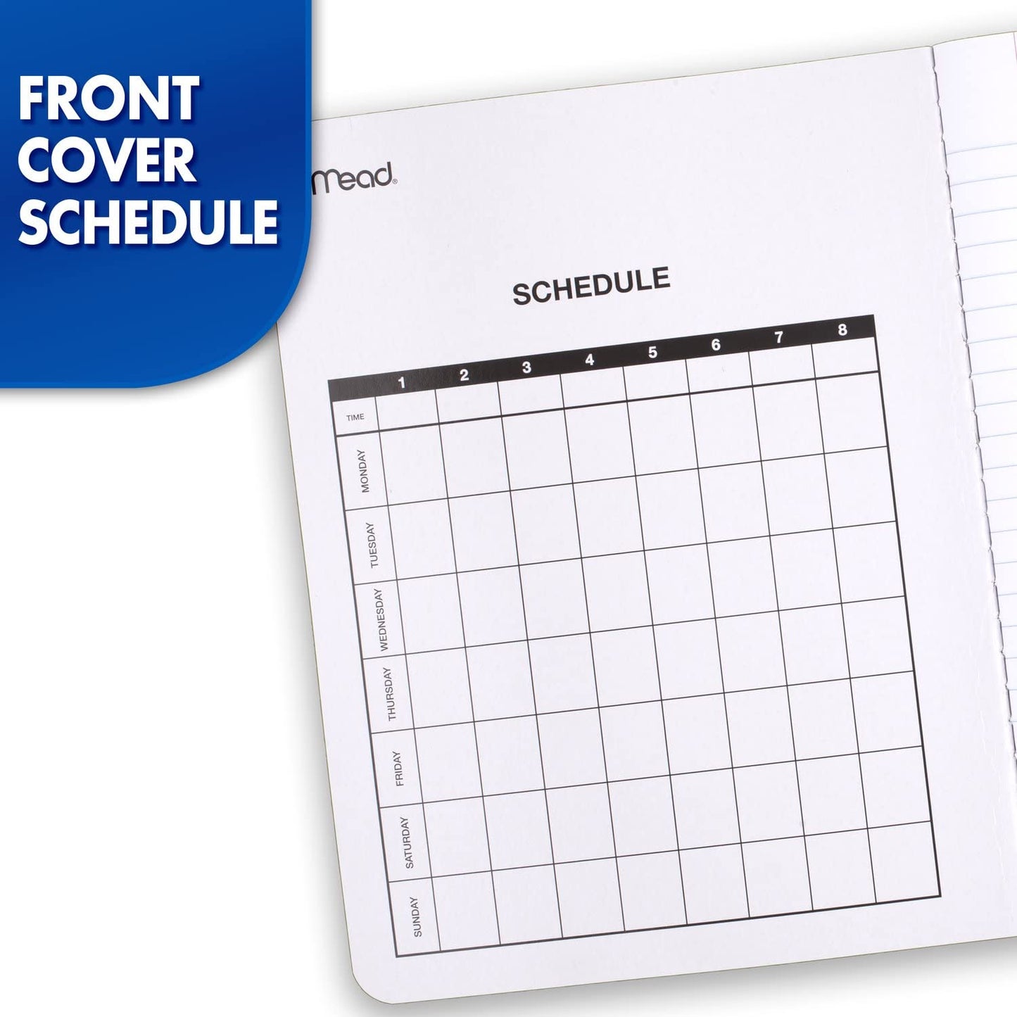 Mead Composition Notebook, College-Ruled, 100 Sheets, 12 Pack (72938)