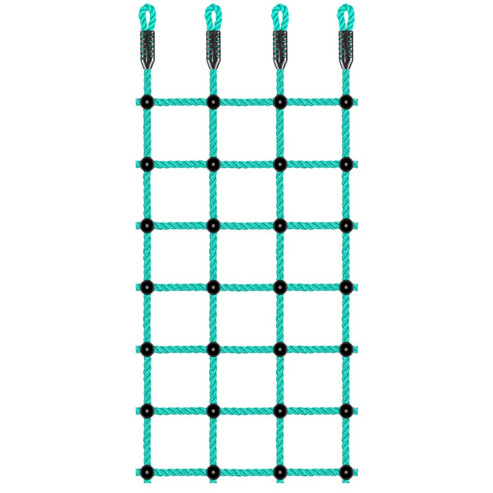 BeneLabel Climbing Cargo Net, Indoor/Outdoor Military Webbing Net, 100% Nylon Rope Ladder, Corrosion Resistant, 75cm x 195cm