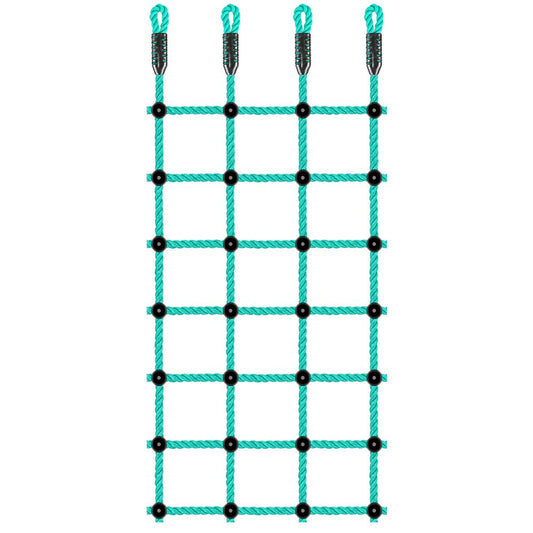 BeneLabel Climbing Cargo Net, Indoor/Outdoor Military Webbing Net, 100% Nylon Rope Ladder, Corrosion Resistant, 75cm x 195cm