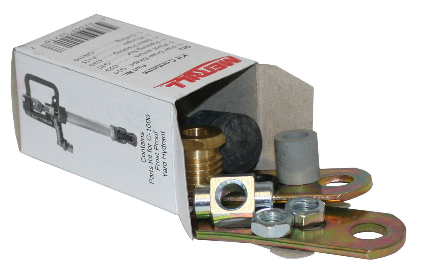 Merrill Hydrant Parts Kit - C1000 Series Hydrant Kit - Brass Material - Flat Washer Type