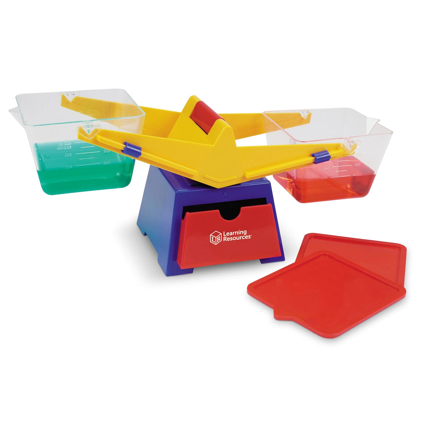 Learning Resources LER1521 Primary Bucket Balance Teaching Scale, Science/Math, Classroom Scale, Ages 3+
