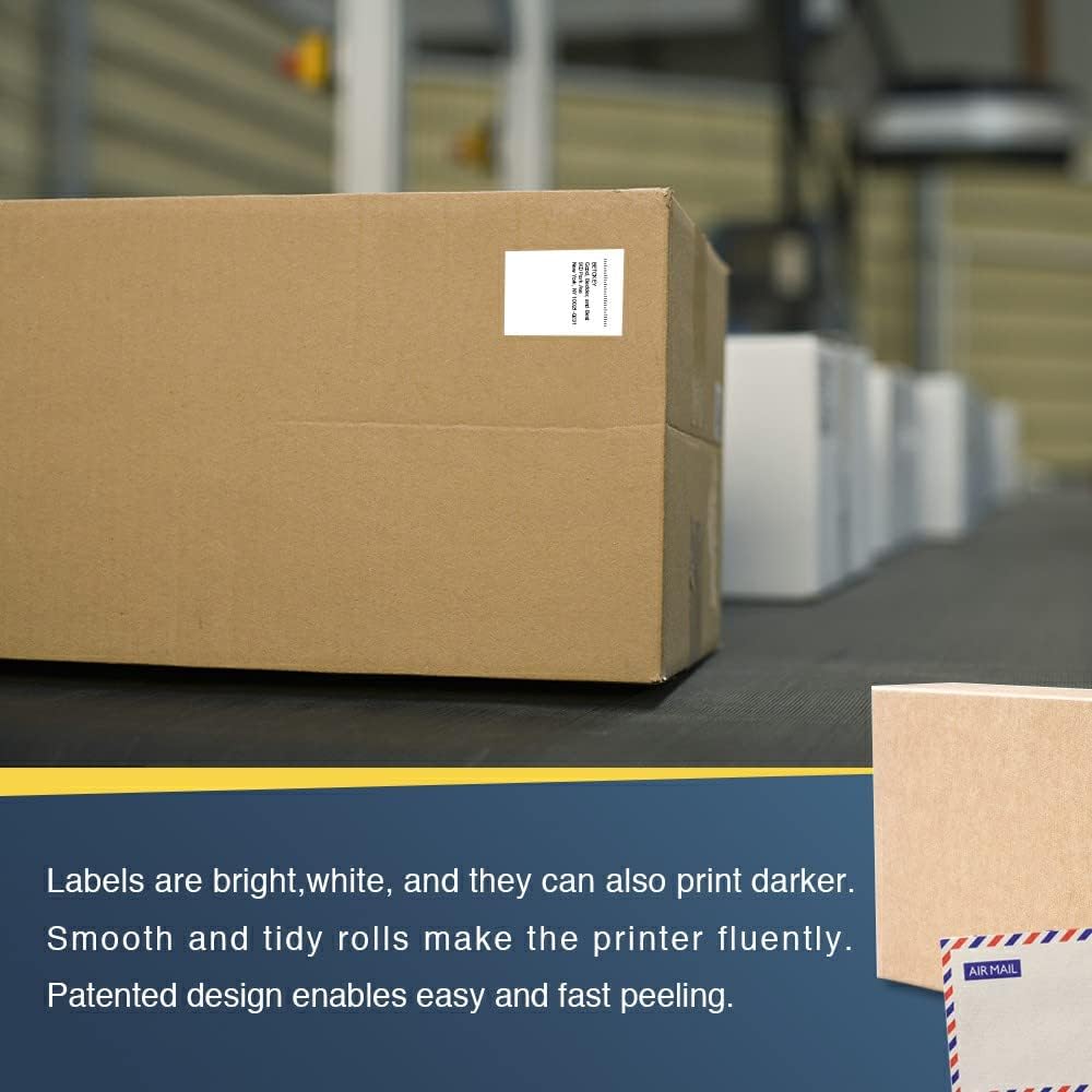 BETCKEY - Compatible Continuous Labels Replacement for Brother DK-2210 (1.1 in x 100 ft), Use with Brother QL Label Printers [10 Rolls + 2 Reusable Cartridges]