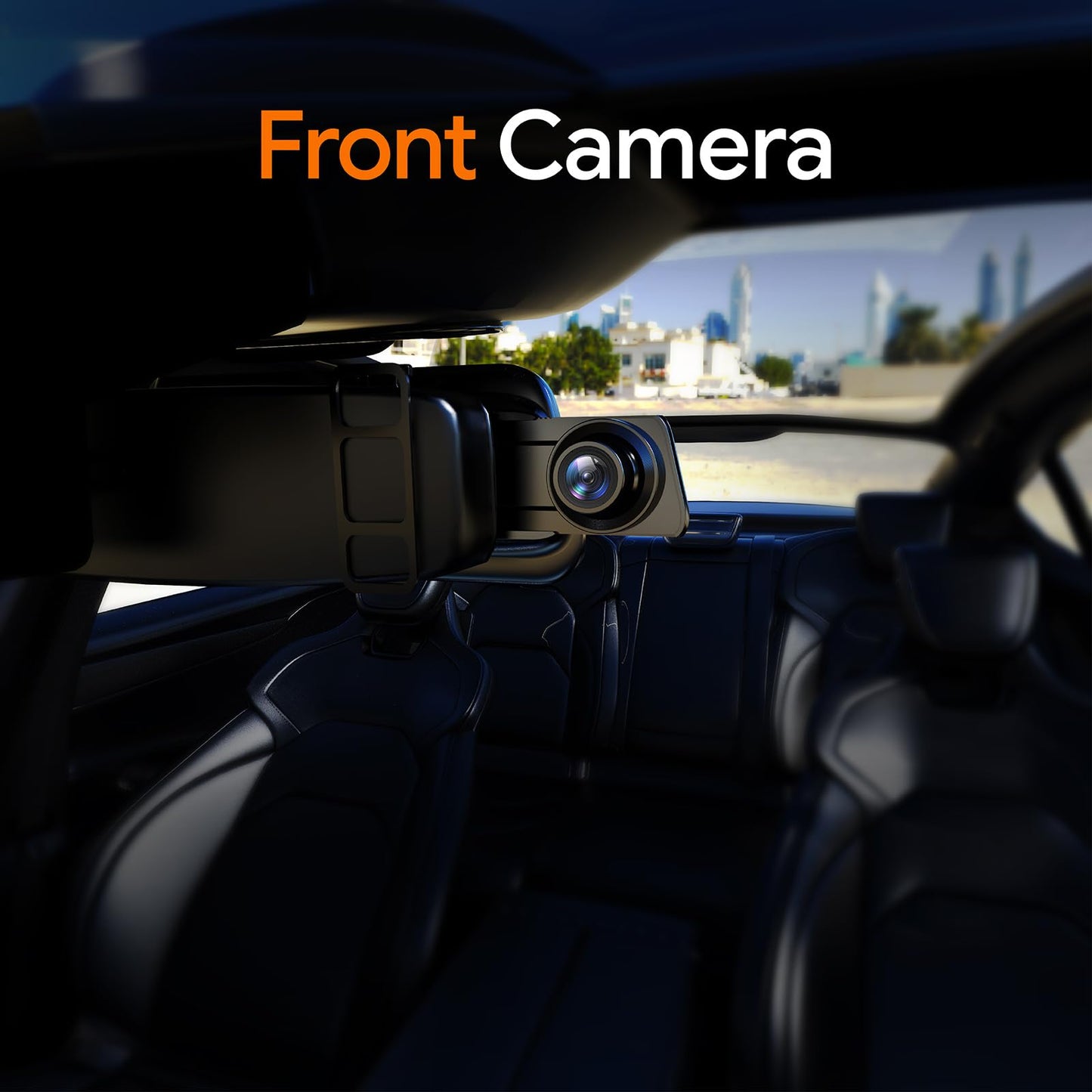 3 Channel Mirror Dash Camera for Cars, 10" Triple Rear View Mirror with 4K/3K Front, 1080P Inside and Rear with WiFi, G-Sensor, Night Vision, Reverse Assist, Parking Monitoring