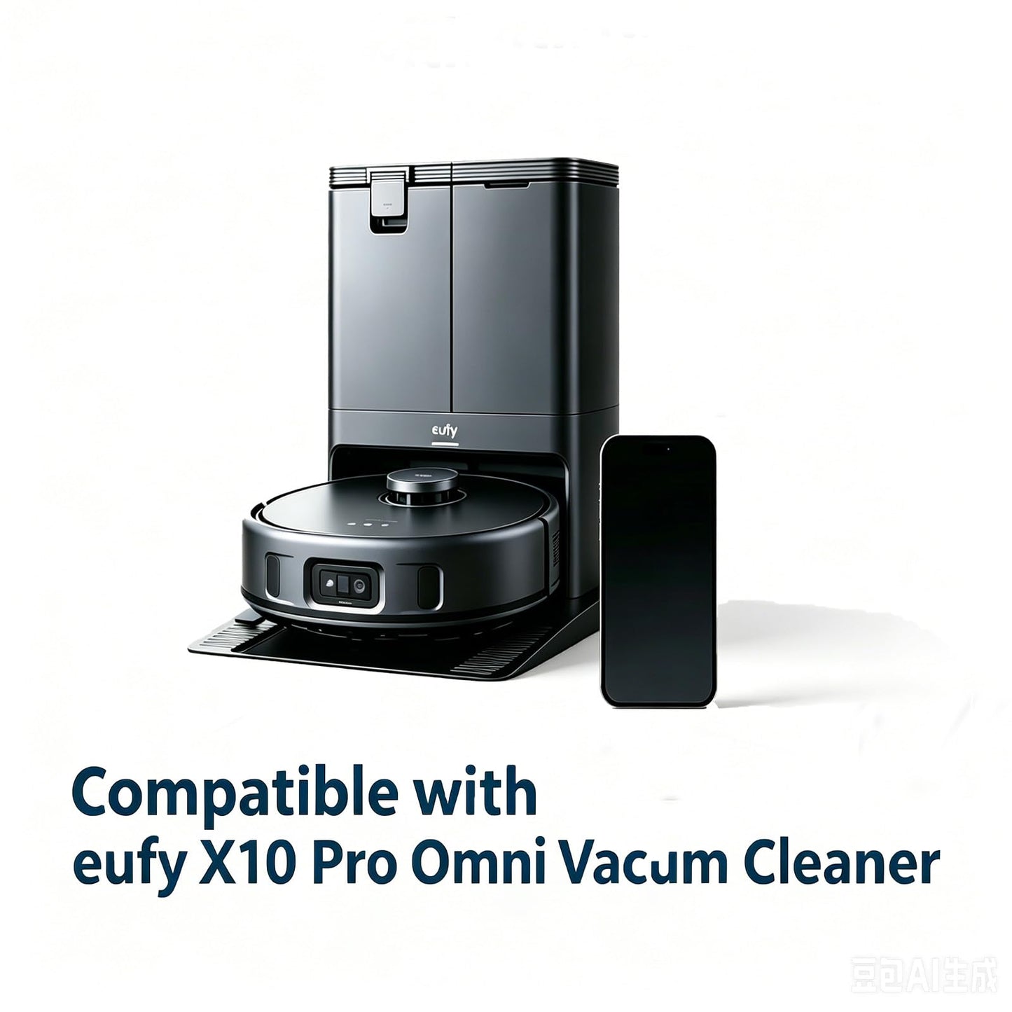 Replacement Parts Accessories for Eufy X10 Pro Omni 2-Roller Brush 5-Side Brush 3-HEPA Filter 4 Mop Pads 4 Dust Bags 1 Cleanning Tool