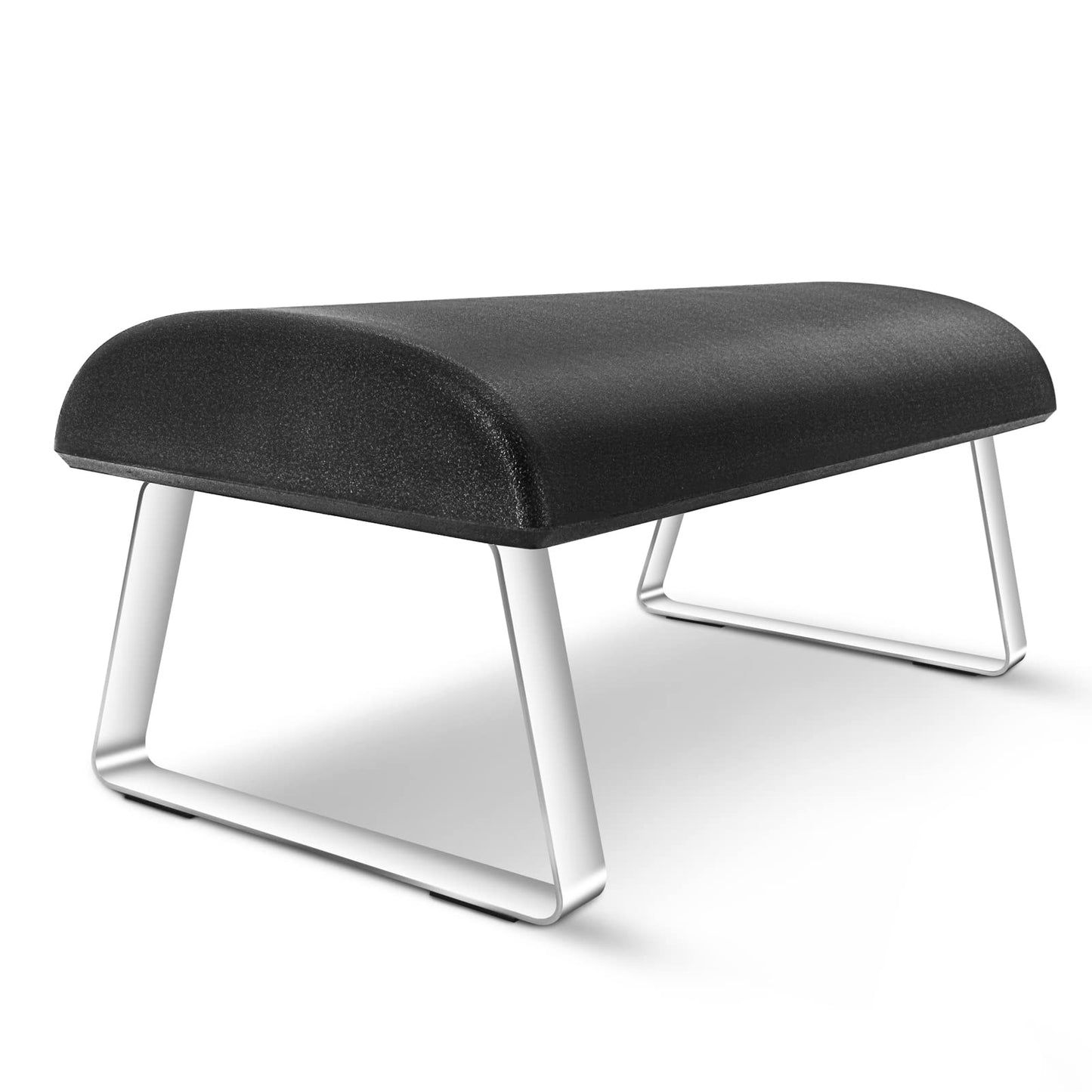Foot Rest Under Desk, Soft Footrest Under Desk Ergonomic Foot Rest Desk Footstool for Office Home Use, Washable and Sturdy (Black)