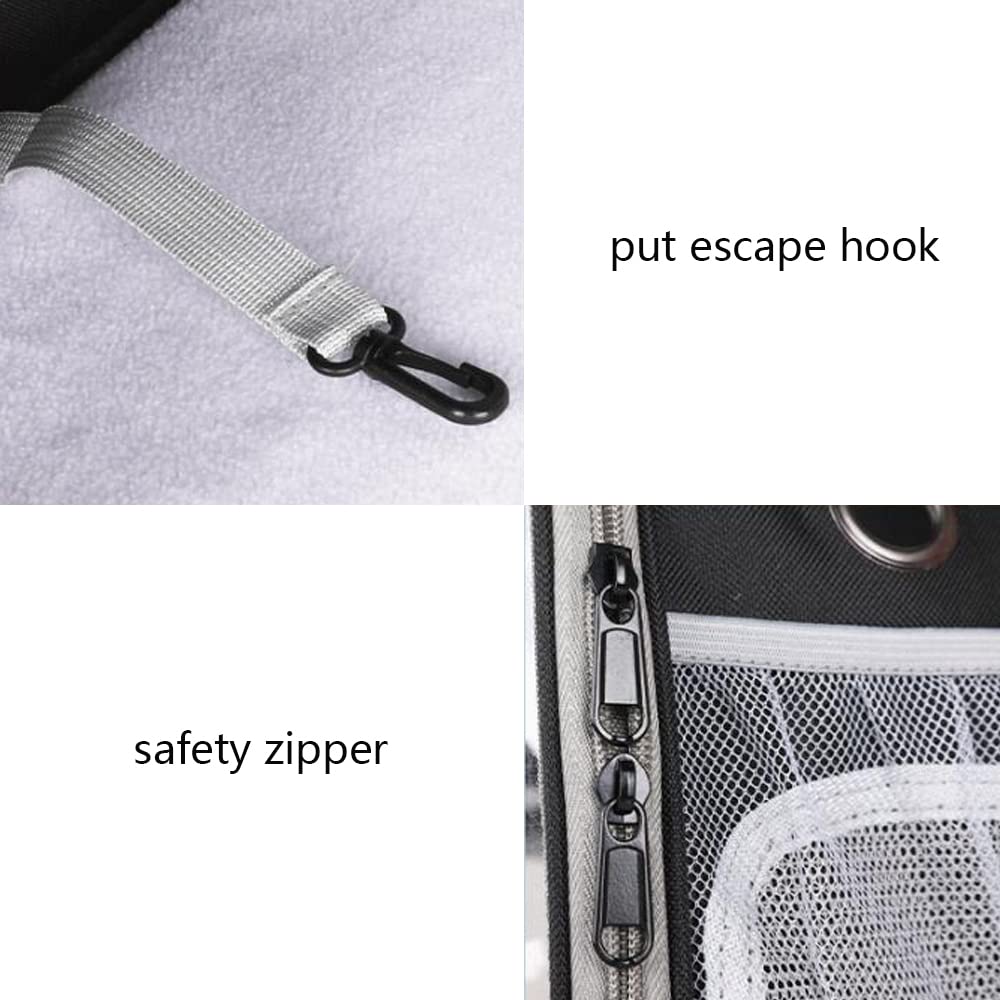 Cat Backpack Carrier Pet Dog Expandable Carriers Bag with Space Capsule Clear Bubble Window for Kitten Small Puppy and Bunny Cats Travel Hiking Walking Outdoor Use