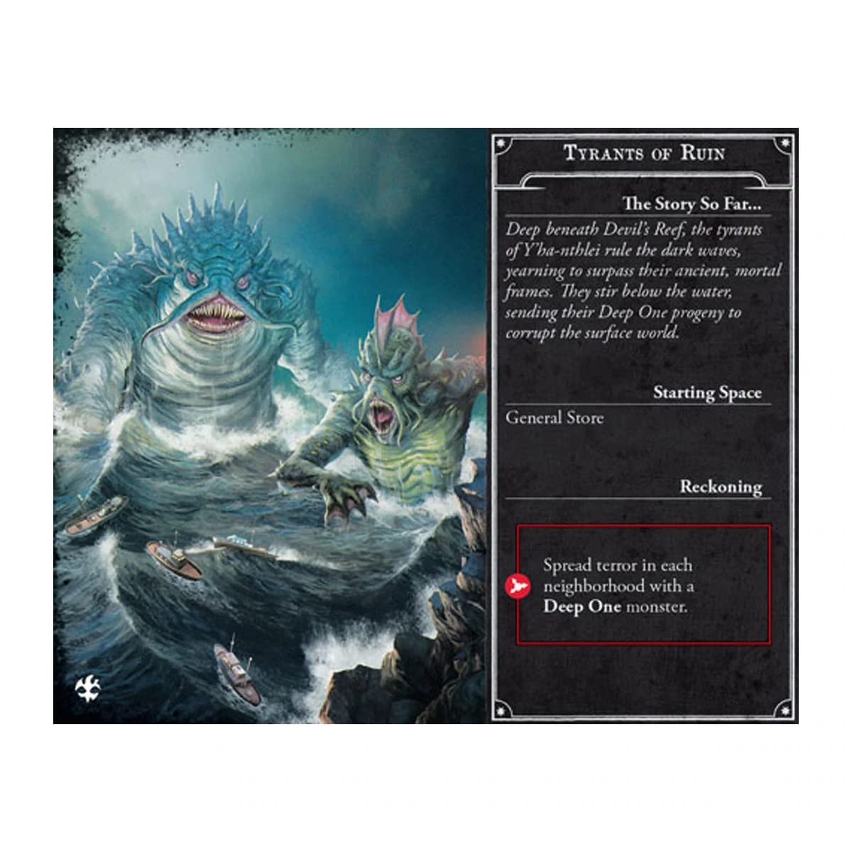 Arkham Horror Third Edition: Under Dark Waves – A Board Game Expansion by Fantasy Flight Games – Board Games for Family 120-180 Mins of Gameplay – for Teens and Adults Ages 14+ - English Version