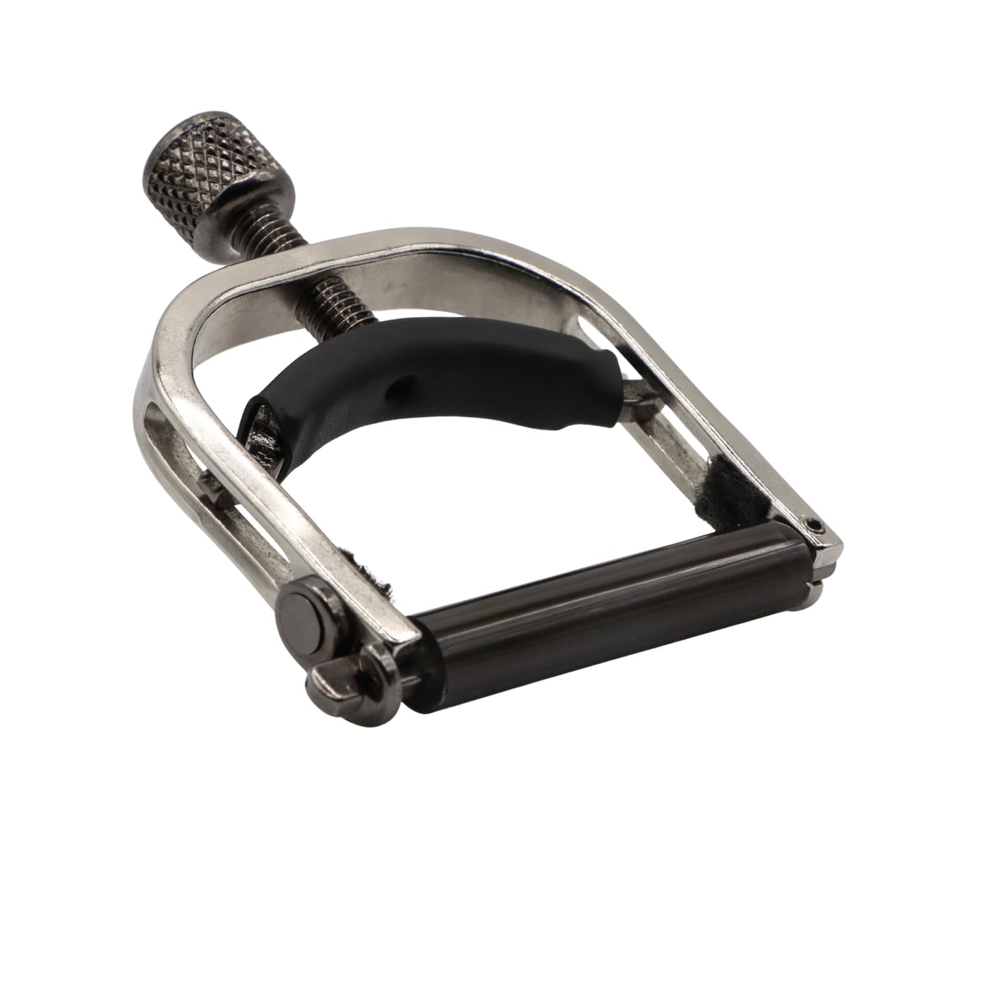 Banjo, Mandolin & Ukulele Capo – Nickel-Plated Steel, Handcrafted in USA – Adjustable Center Tension for Clean Sound (Capo- Paige)