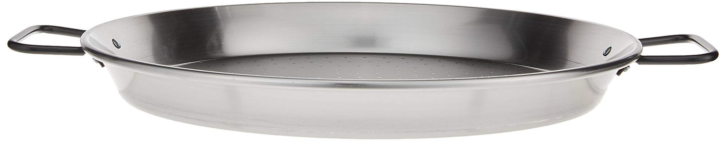 Garcima 16-Inch Pata Negra Restaurant Grade Paella Pan, 40cm