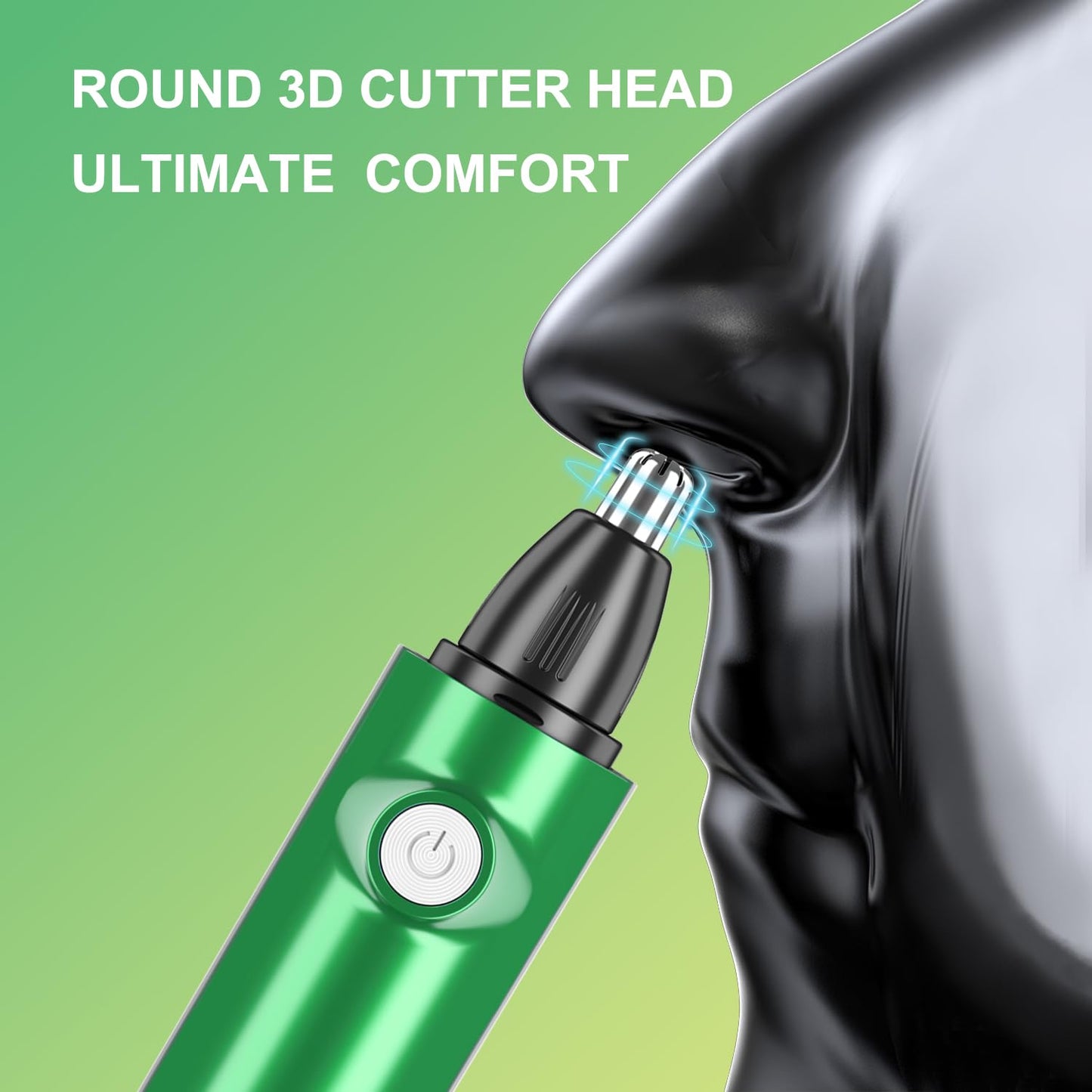 Aiefeya Nose Hair Trimmer for Men & Women, Professional Painless Eyebrow, Facial & Nose Hair Trimmer, IPX7 Waterproof, USB Rechargeable, All-in-ONE