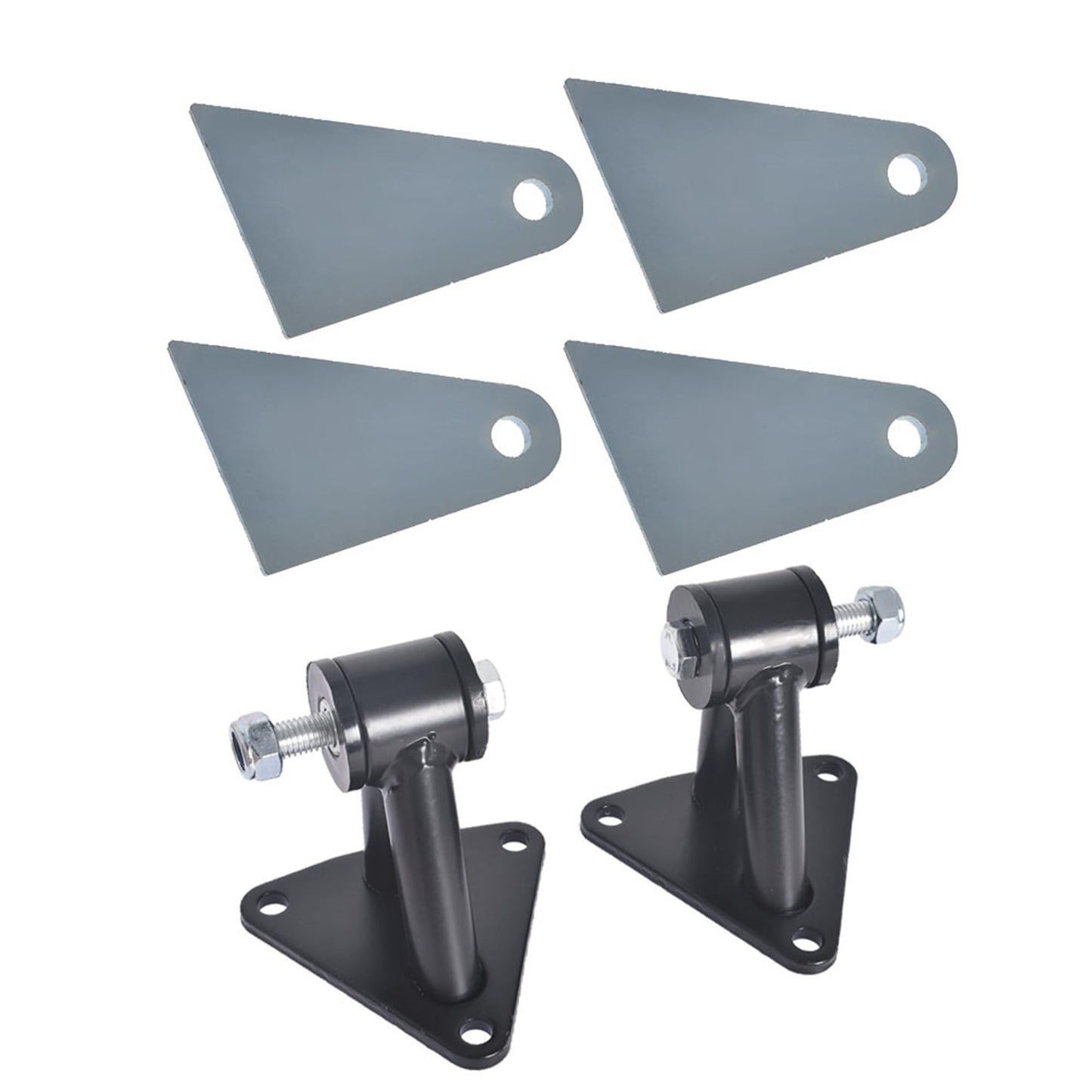 Silscvtt Engine Weld-In Motor Mounts 91018040 Replacement for Chevy SBC BBC Small and Big Block 4.3L V6