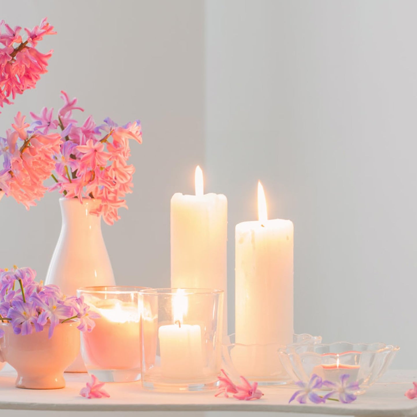 18 Pcs Pillar Candles Bulk Set of 3 Long Burning Wax Pillar Candles 2 in x 3, 4, 6 Inch Dripless Unscented Smokeless for Wedding Party Spa Lantern Fireplace Home