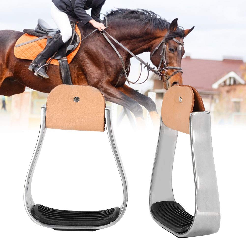 Horse Riding Stirrups Western Saddle Tack Aluminum Cushioned Stirrups for Horse Riding and Training