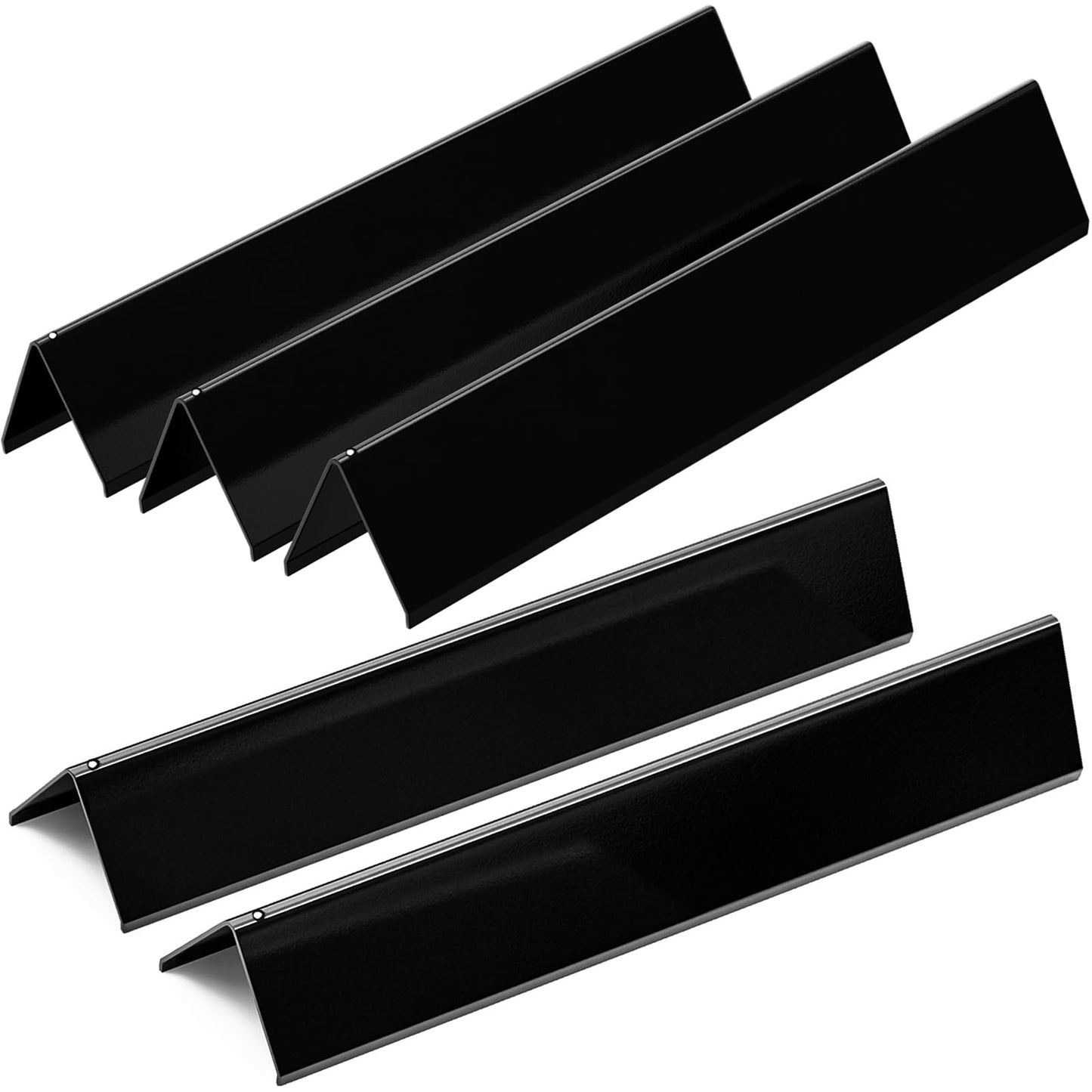 5-Pack 22.5-inch Porcelain Steel Flavorizer Bars(16 Ga.), Replacement for Weber Genesis Silver B and C, Spirit 700, Gold B & C, Genesis Platinum B & C and 900 Grill