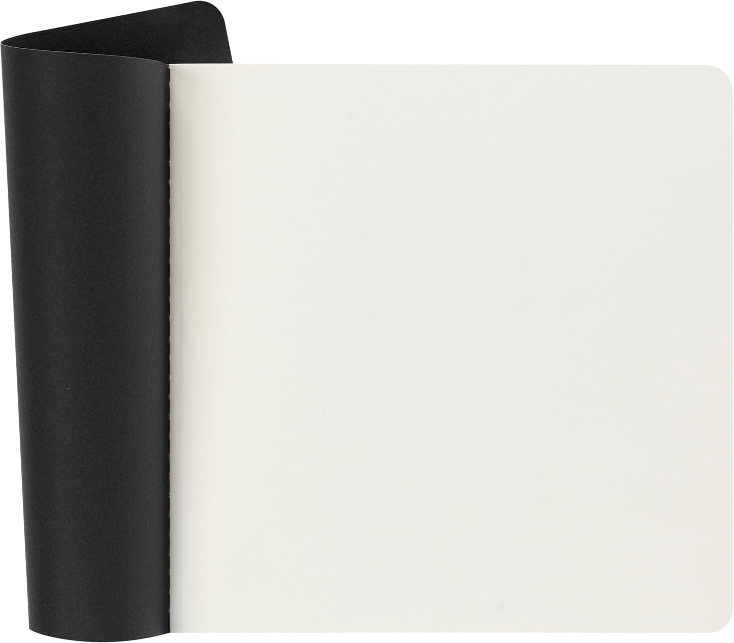 Moleskine Art Sketch Album, Hard Cover, Square (7.5" x 7.5") Plain/Blank, Black, 88 Pages