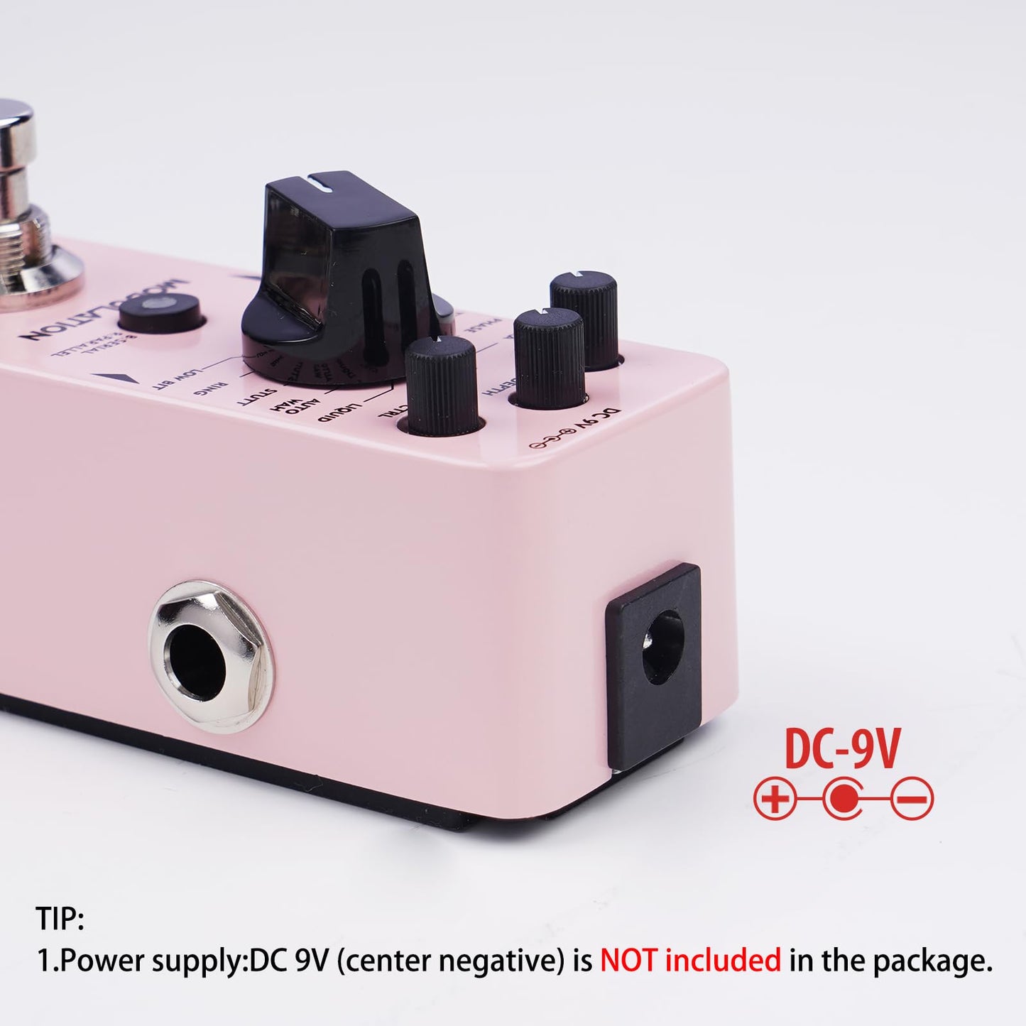 AITONE Modulation Pedal for Electric Guitar with Chorus Flanger Tremolo Phaser Vibrato Multi Digital Guitar Pedals 11 Modulation Modes (AT-03)