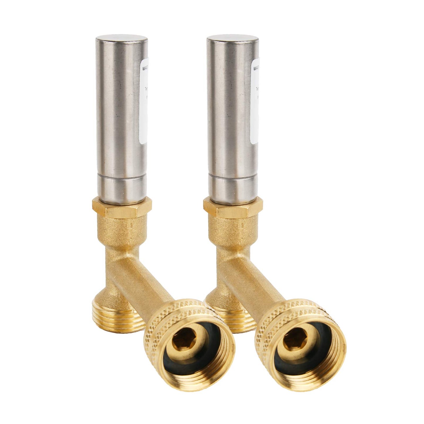 Watflow Water Hammer Arrestor 3/4" GHT Thread, Air Hammer Arrestor, for Washing Machine and Toilet, 2 Pcs