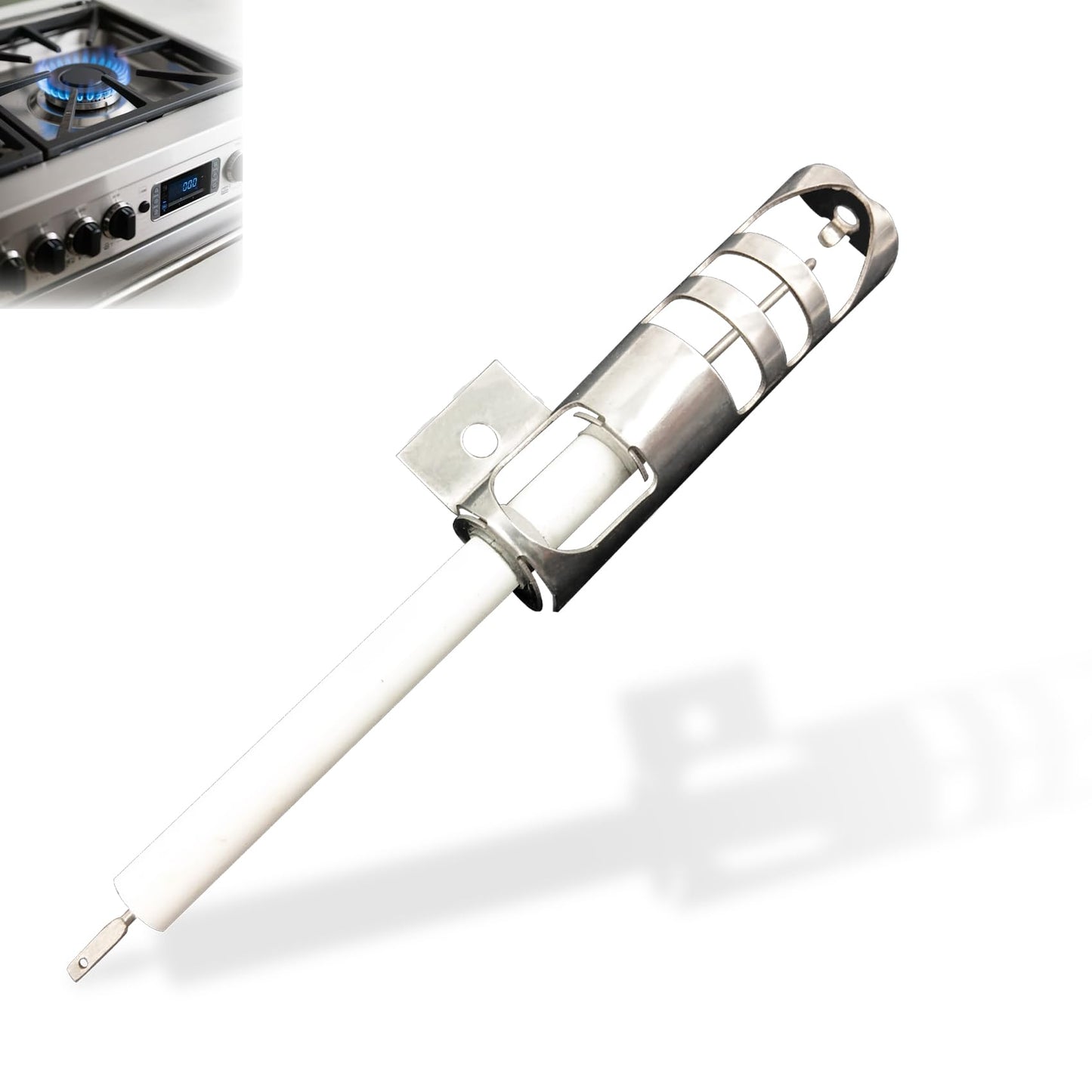 Upgraded PB040170 Bake Igniter Electrode, Fit for Viking Range Oven Stove Cooktop Gas Range, Replace AP5315630 811302 Burner Igniter Spark Ignition Electrode, 1 Pack