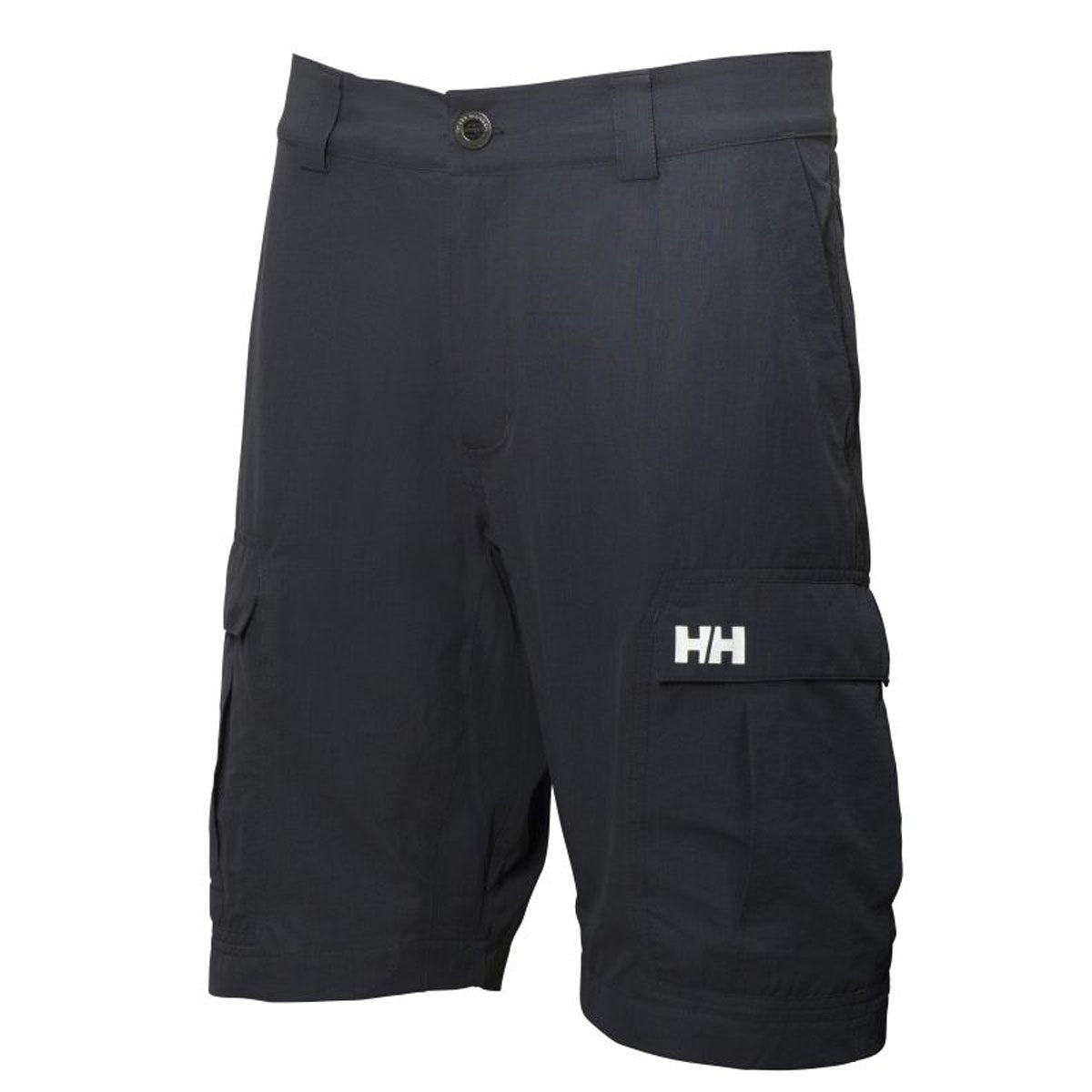 Helly Hansen Men's HH Cargo II Quick Dry Stretch Outdoor Shorts, 980 Ebony, Size 38