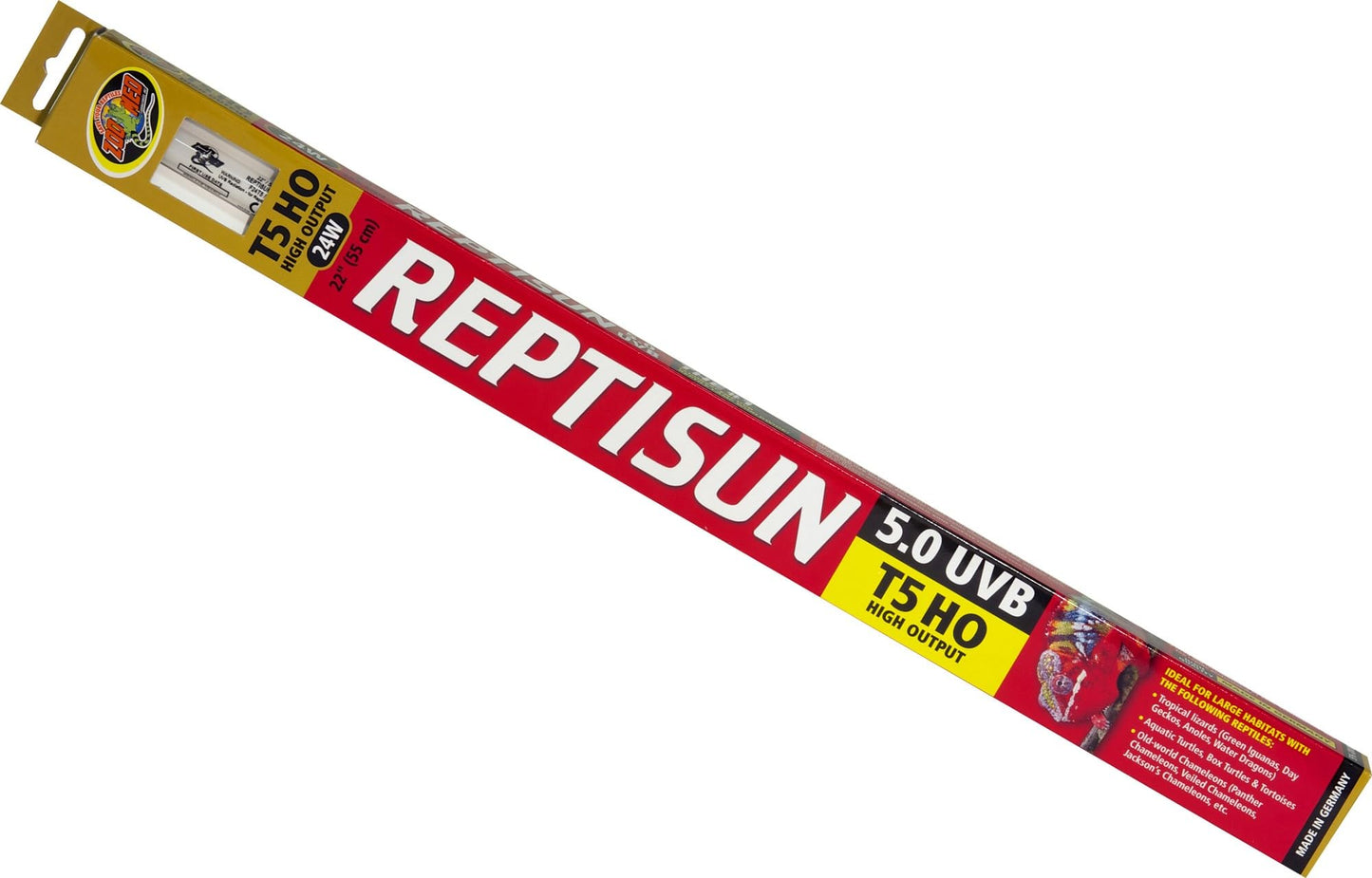 Zoo Med FS524 Reptisun 5.0 T5-Ho Uvb Fluorescent Lamp-24 W-22