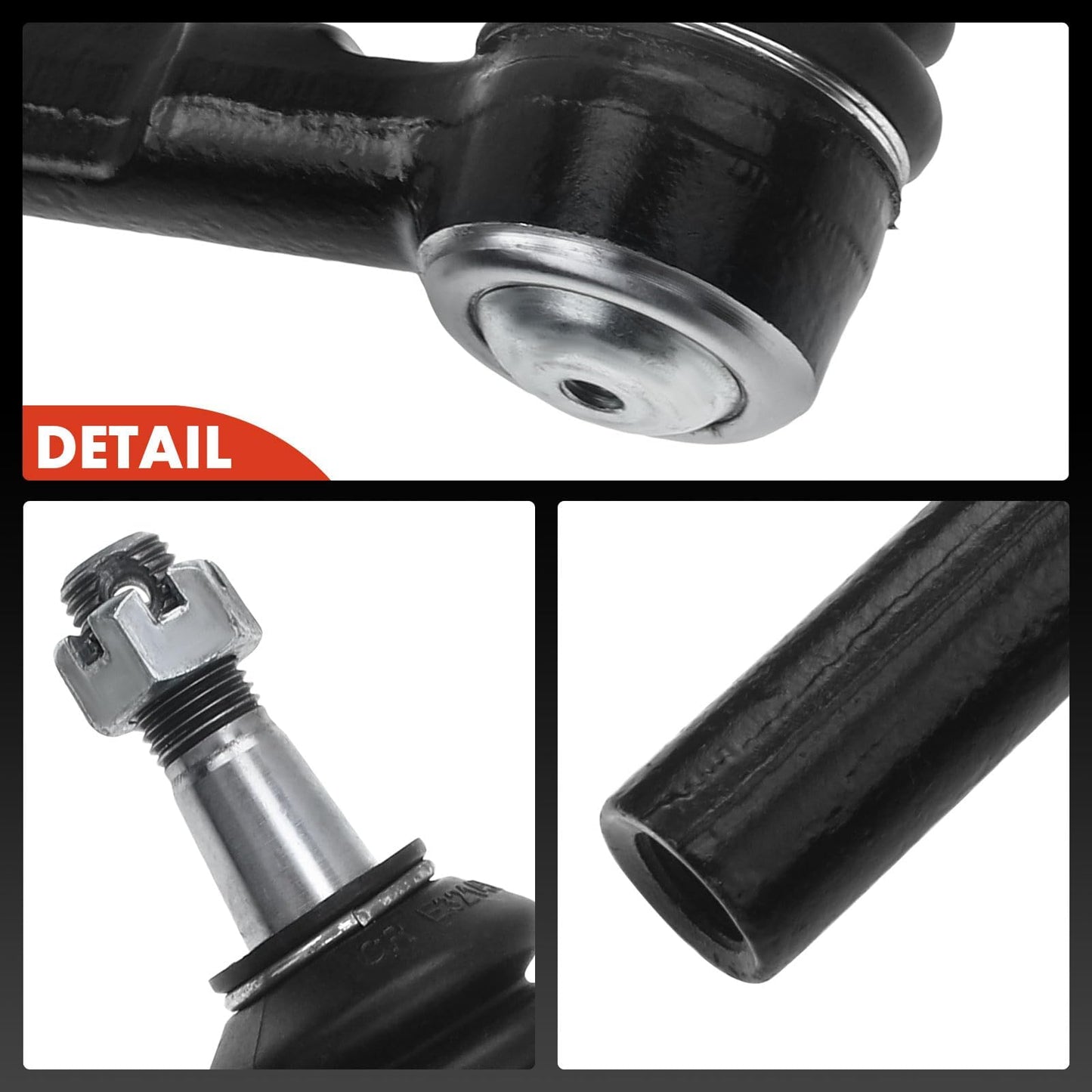 A-Premium 2 x Front Outer Tie Rod Ends, Compatible with Chevrolet Malibu 2004-2012, Saturn Aura 2007-2009, Pontiac G6 2005-2010