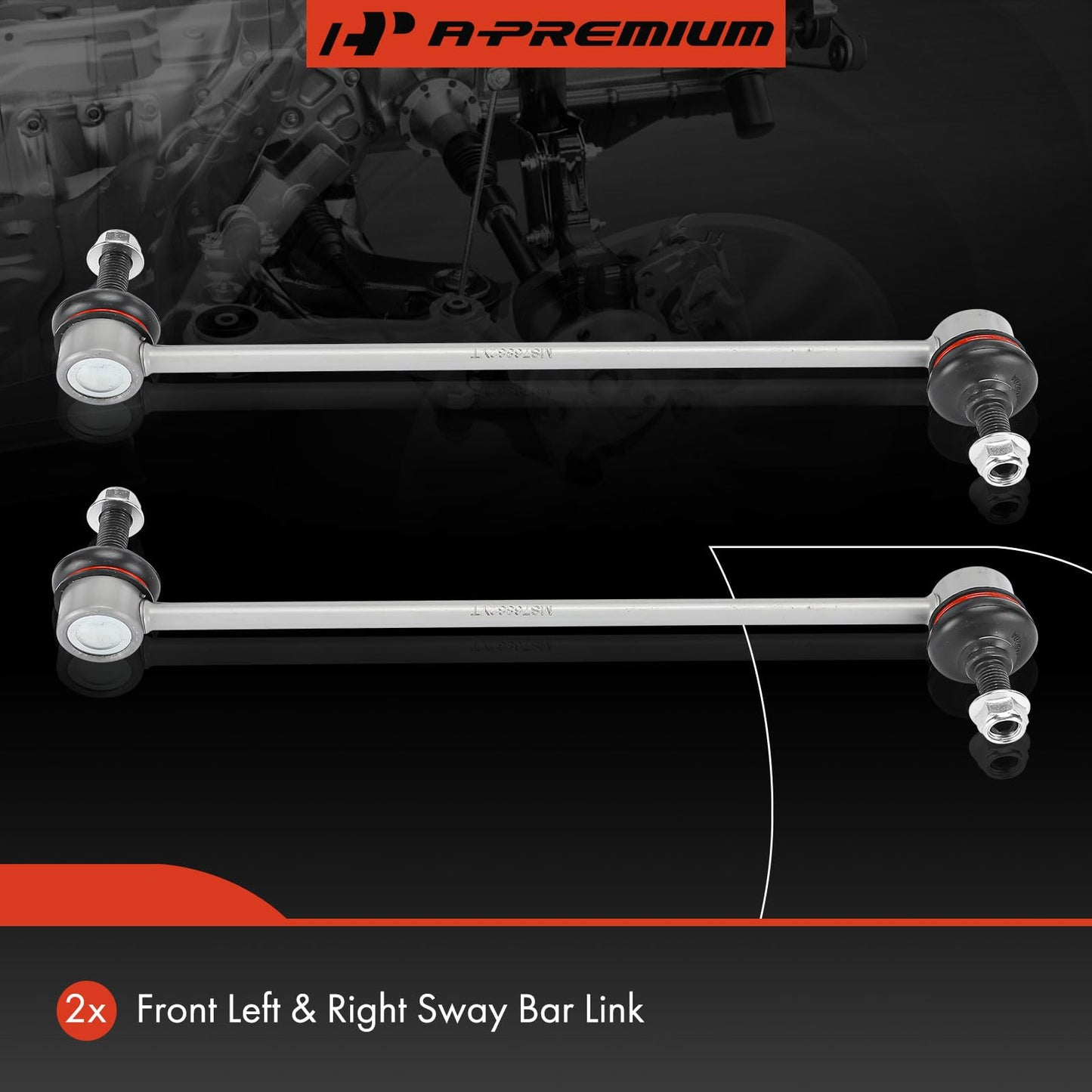 A-Premium 2 x Front Sway Bar Links Stabilizer Bar Links, Compatible with Mazda 3, 3 Sport, 2014 2015 2016 2017 2018