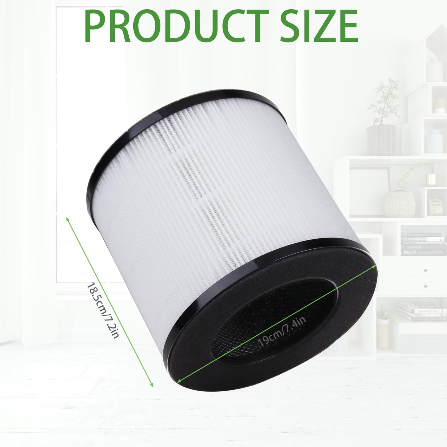 608/320 Filter Compatible with Okaysou Cayman 608/320 Air Purifier 3-in-1 True HEPA High-Efficiency Activated Carbon Pre-Filter Replacement Air Filters for Cayman 608 & Cayman 320 (2 Pack)