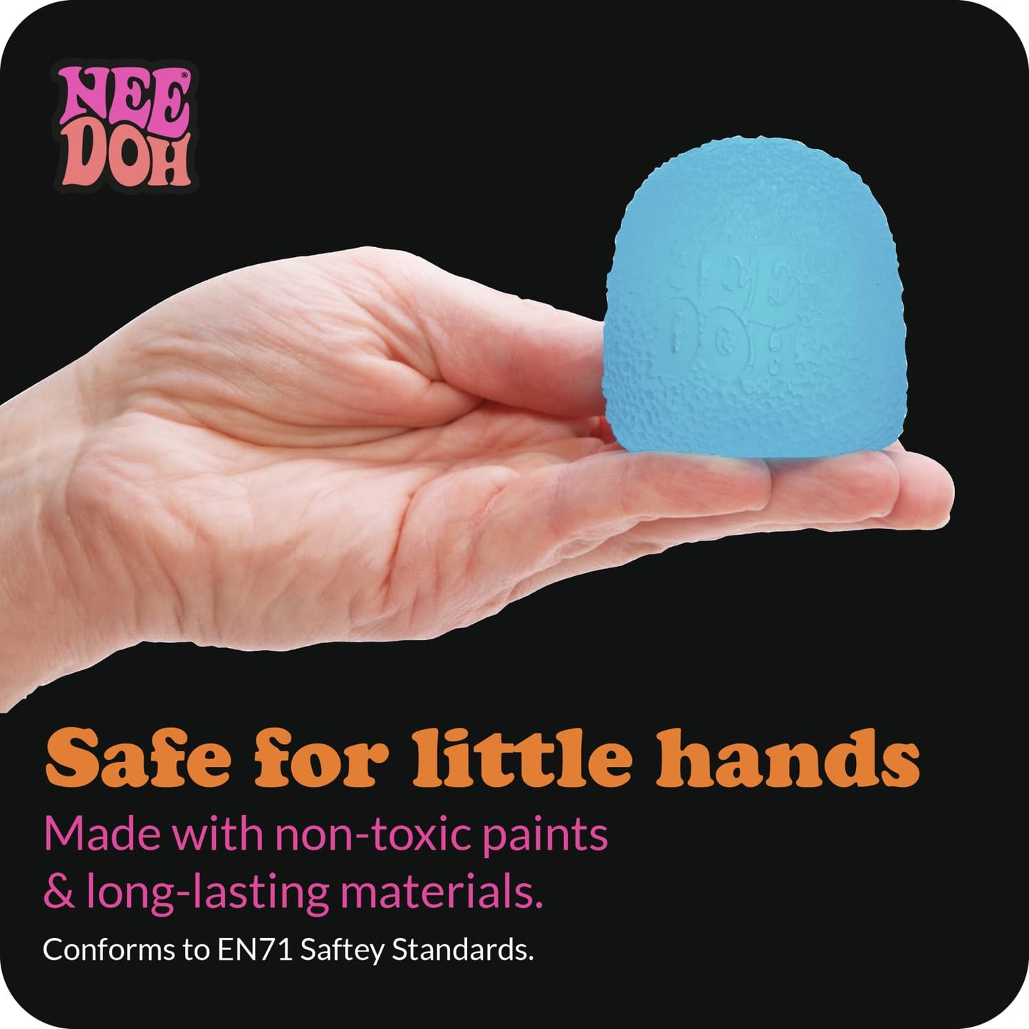 Schylling NeeDoh - Gumdrop - Soft Sensory Fidget Toy - Collectible Stress Balls - Ages 3+ - GDND