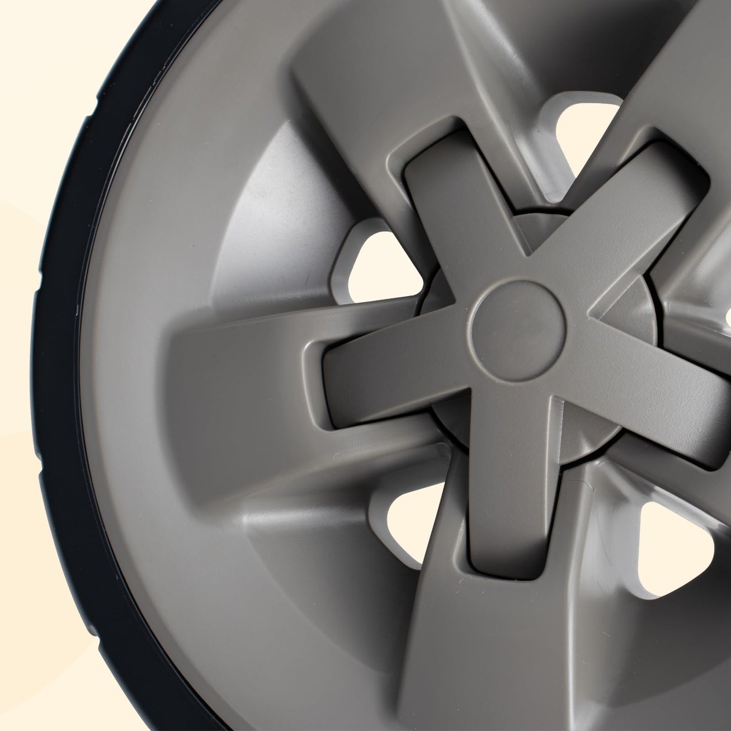 67445 Grill Wheels for Weber Genesis II Parts and Genesis II LX 300 200 400 600 Series, 8 inch Plastic Wheels for Webers, 2 Packs Kits for Weber Grill Replacement