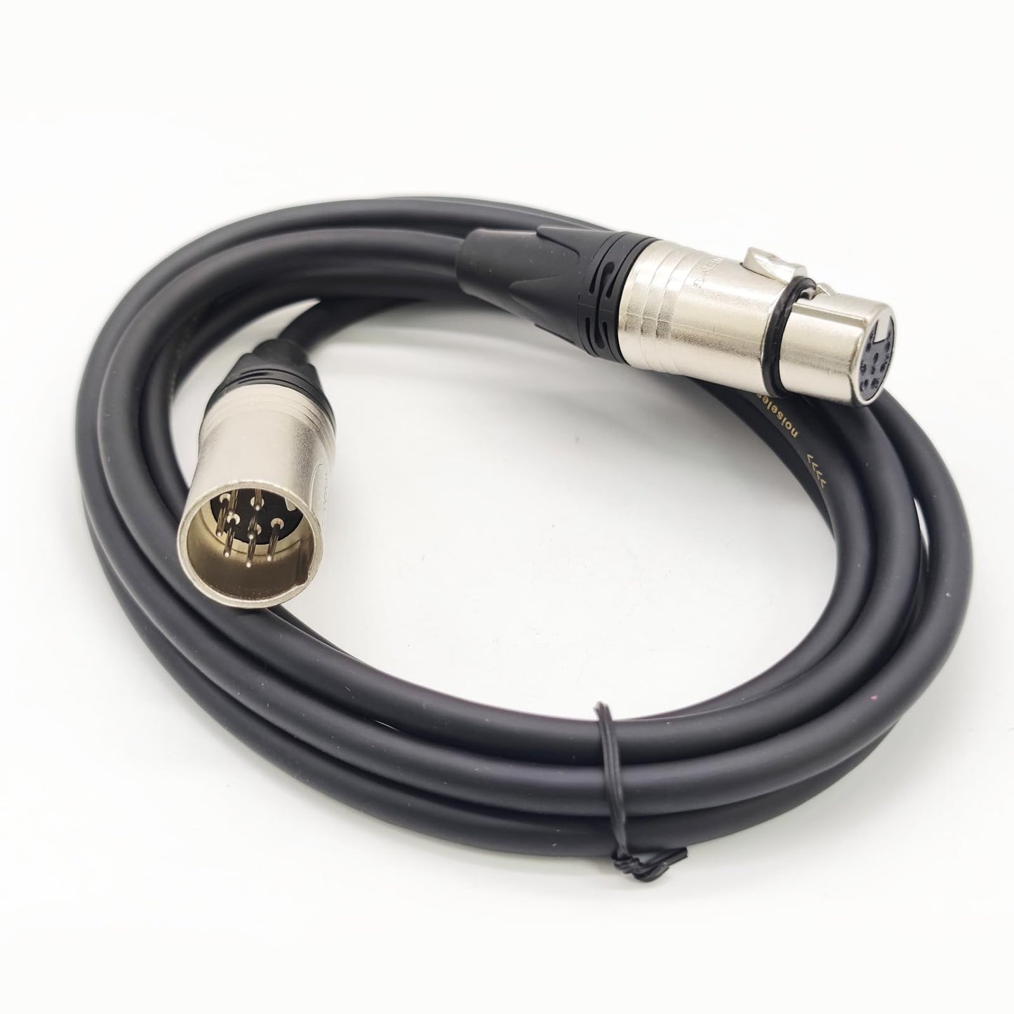 FOWIUNYE 32.8ft 7 Pin XLR Connector Cable, XLR Microphone Cable Balanced Male to Female Connections for Microphone and Audio Interface, Straight Female to Male Plug Cable（10Meter）
