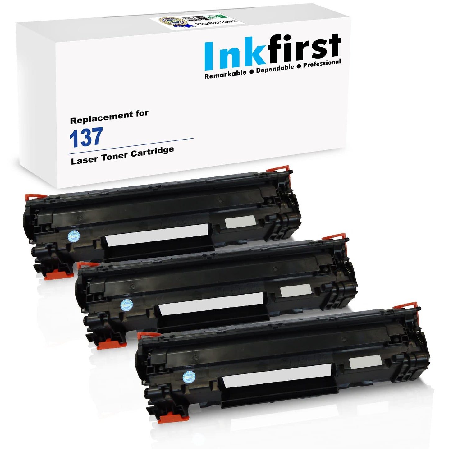 3 Inkfirst Compatible Toner Cartridges Replacement for Canon 137 9435B001AA ImageClass MF244dw MF247dw MF249dw D570 LBP151dw MF212w MF216n MF217w MF227dw MF229dw MF232w MF236N