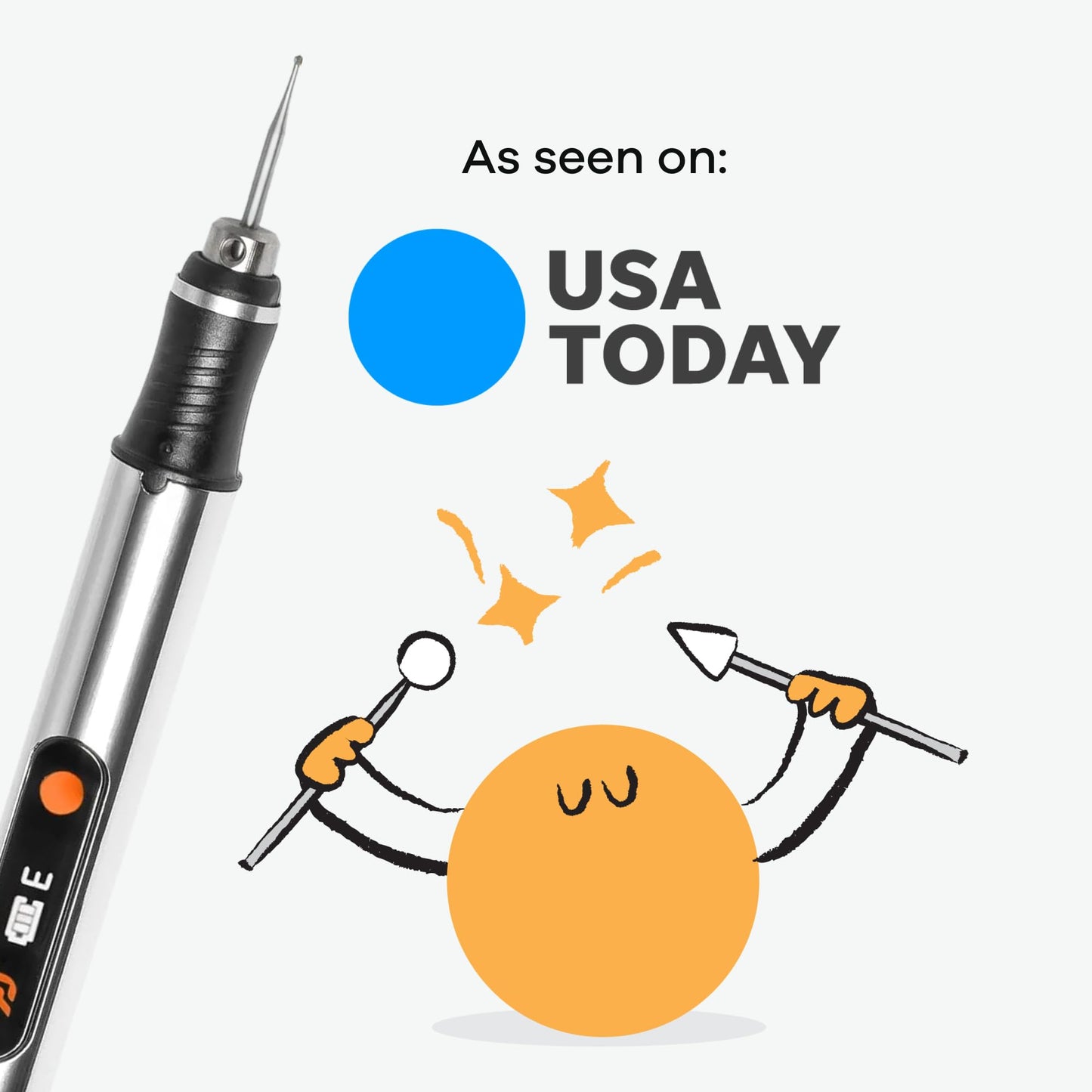Resparked Customizer Engraving Pen: Ultimate Cordless Portable for Artists & DIYers - Engrave 50+ Surfaces - Beginner Friendly - Rechargeable - Free 30 Bits & Mastery Guide