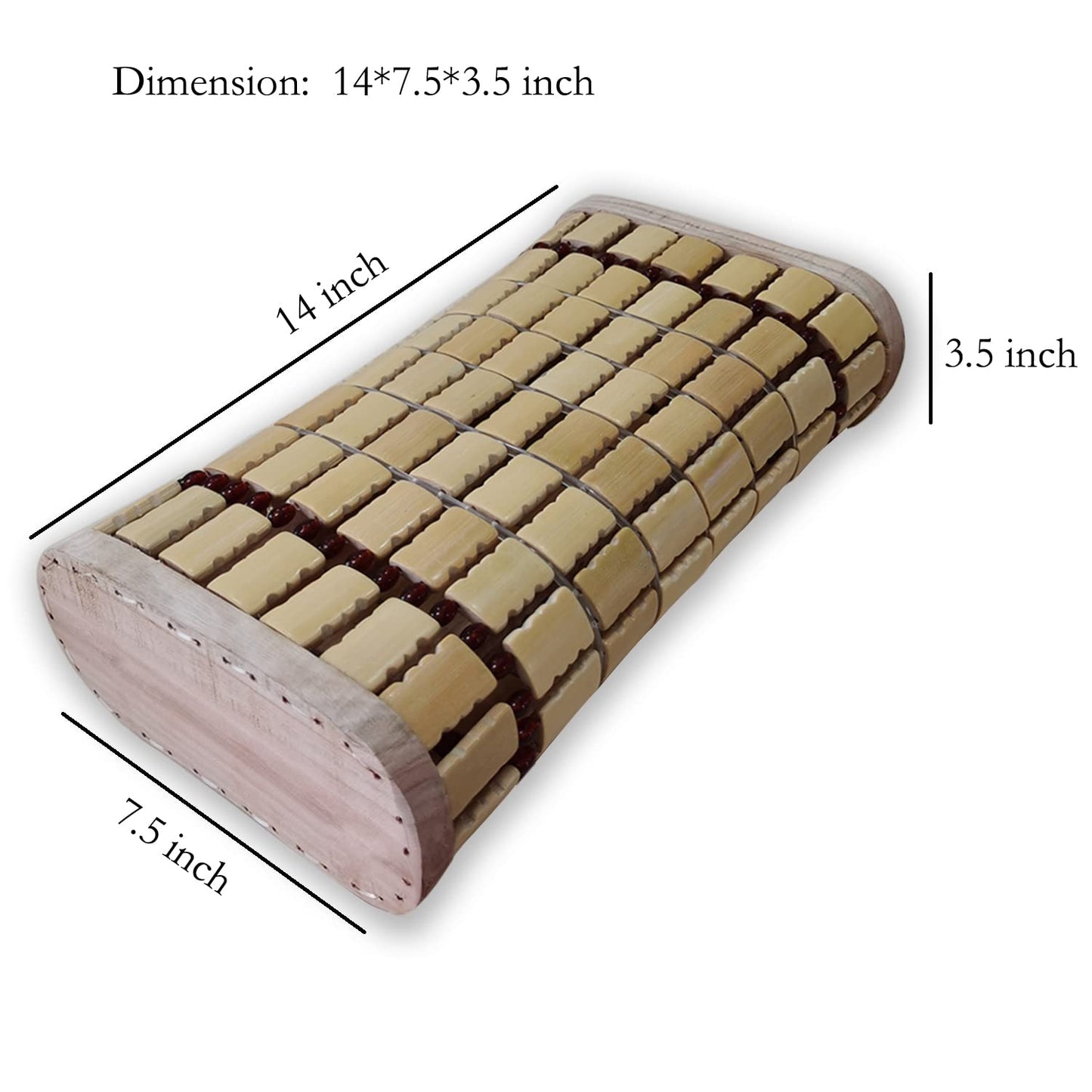 Grehge oo Sauna Headrest Pillow, 100% Natural Handmade Wood Sauna Pillow Sauna Neck Re
