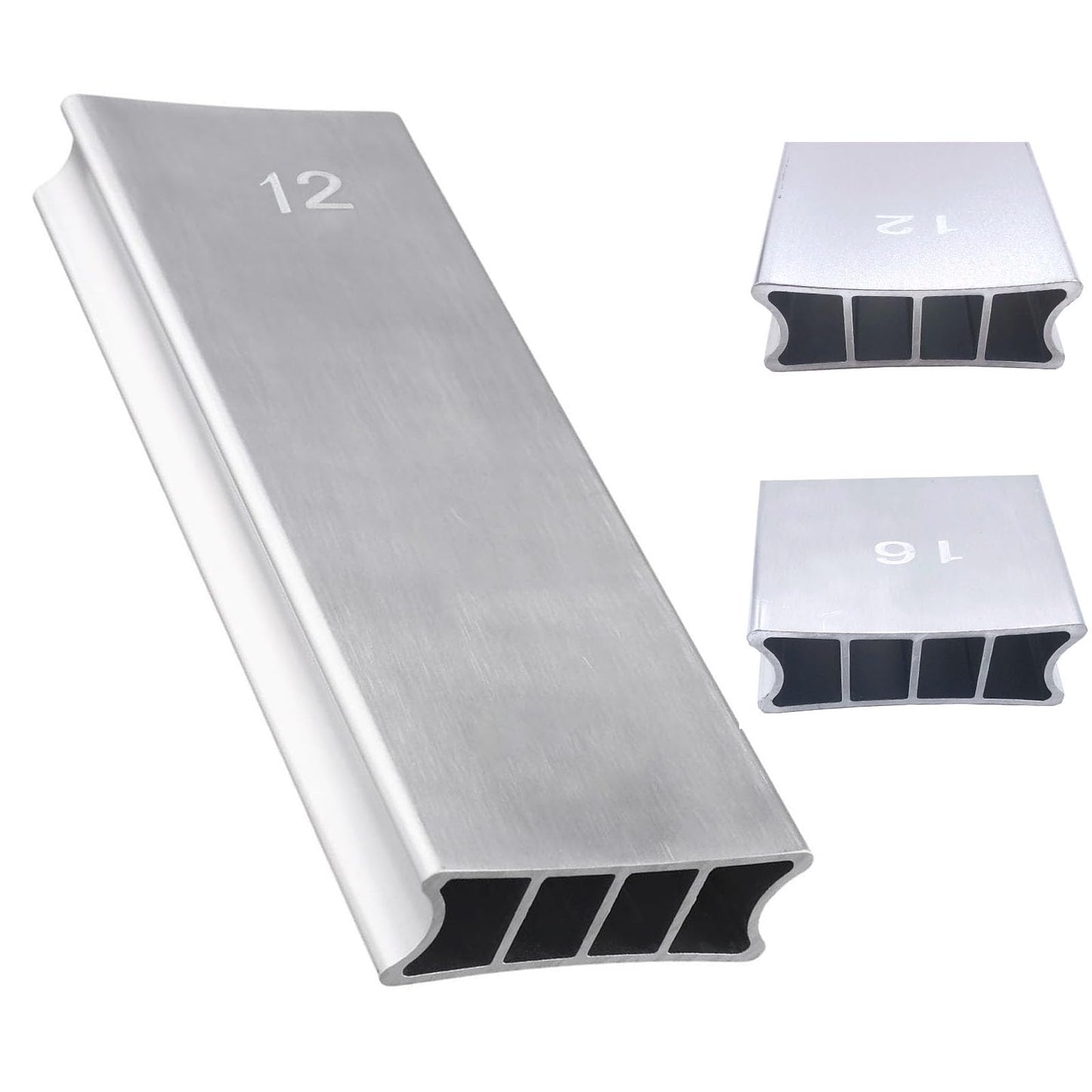 TUOREN Two-Way Guitar Bass Fingerboard Radius Sanding Block 12"/16" Aluminum Guitar Fret Leveling Fingerboard Sanding Beam Guitar Luthier Repair Maintenance Tool