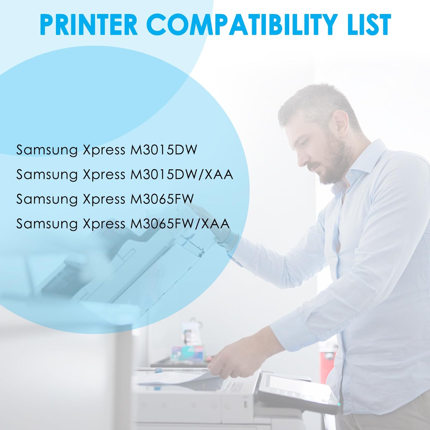 LeciRoba MLT-D118S Black Toner Cartridge Replacement for Samsung MLT-D118S D118S MLT-D118L MLT-D118E Toner for Samsung Xpress M3065FW M3015DW Printer (1,200 Pages, 2-Pack)