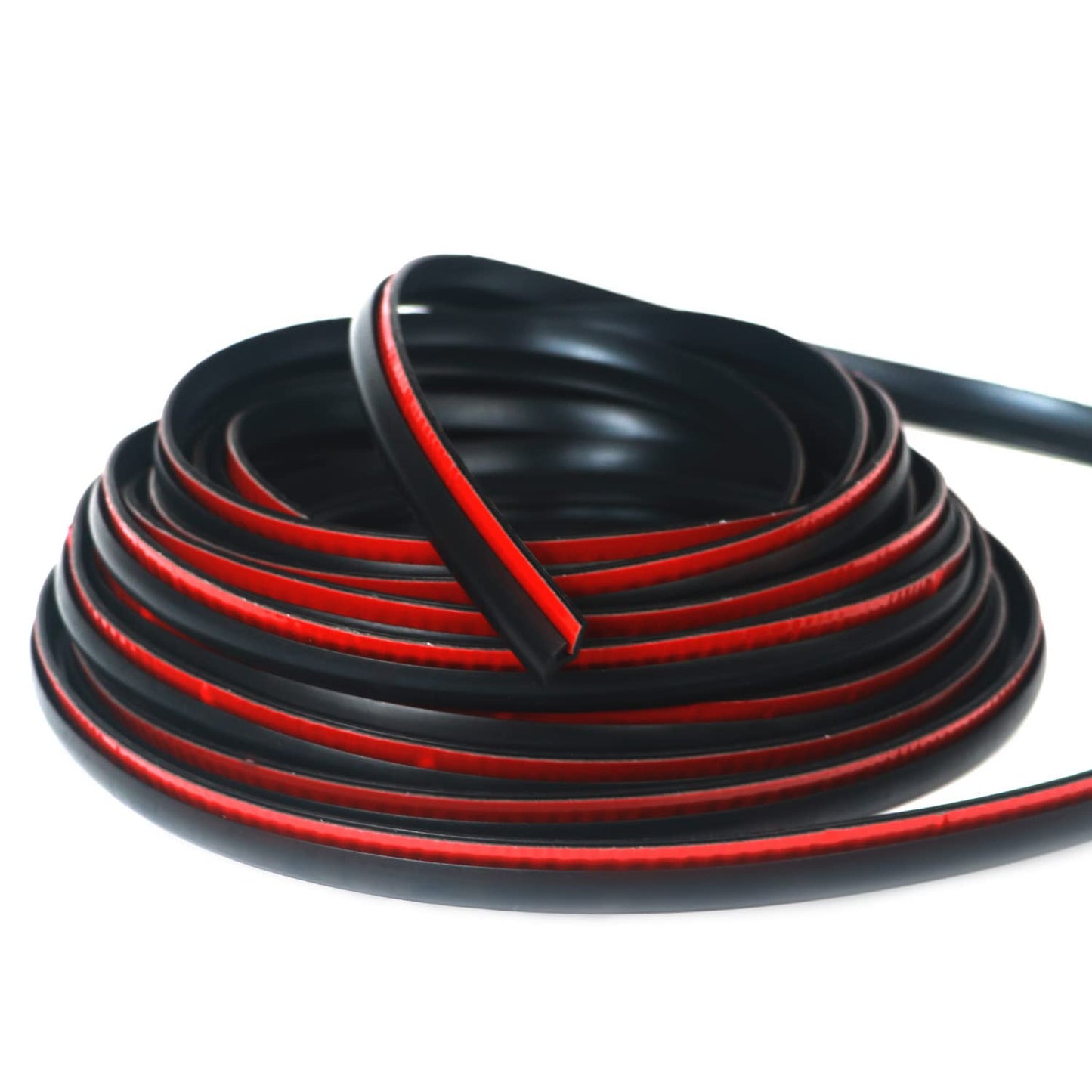 sdano Fender Flares Edge Trim, Fender Flare Rubber Seal for Car and Truck Wheel Wells, Rubber Gasket for Fender Flares Universal, Bonds w/Automotive-Grade Adhesive Tape, T-Style, 30’ Length