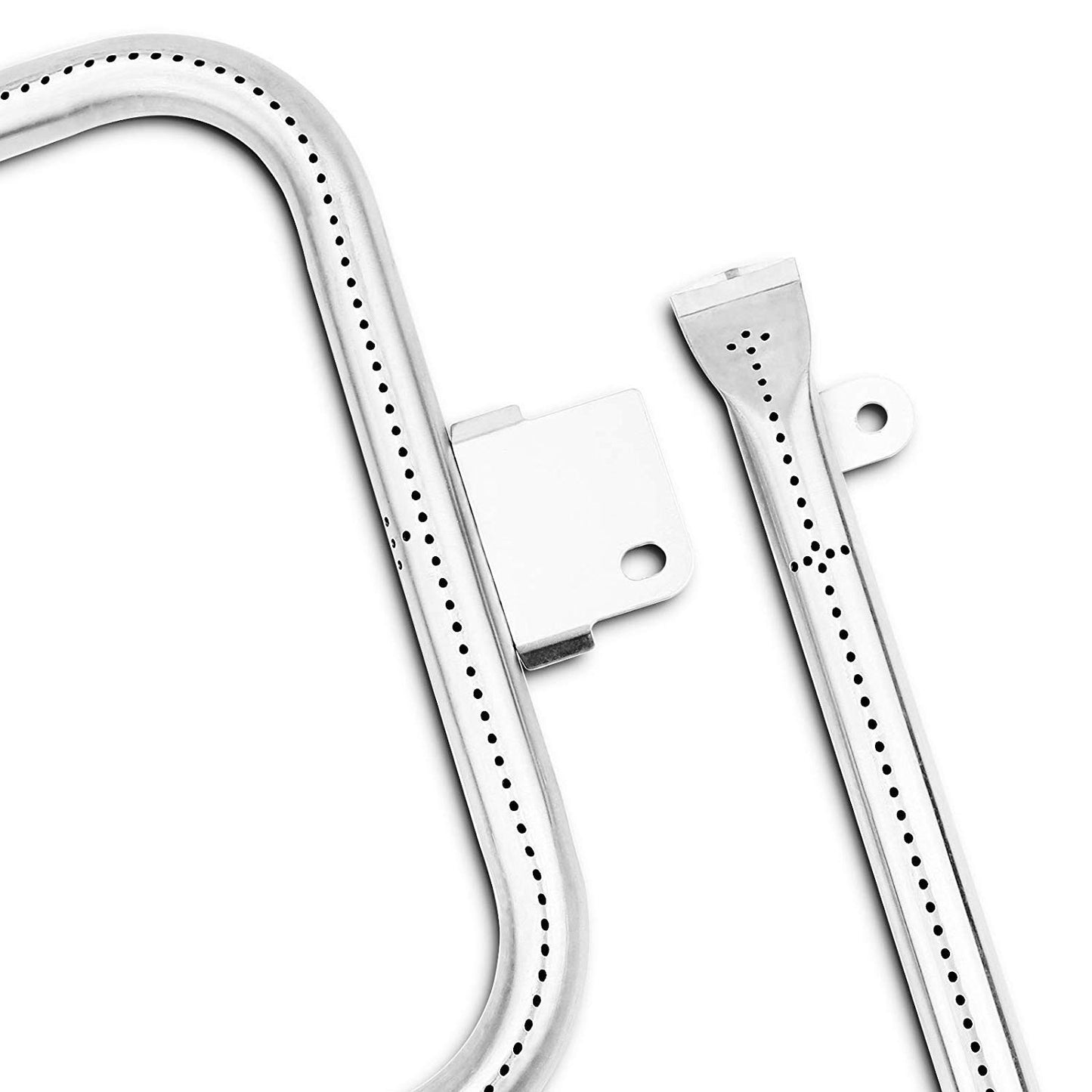 Utheer 65032 Burner Tube for Weber Q300, Q320, Q3000, Q3200 Gas Grills, 304 Stainless Steel Grill Burner Tube Set Replacement for Weber Q300 and Q3000 Series Gas Grills
