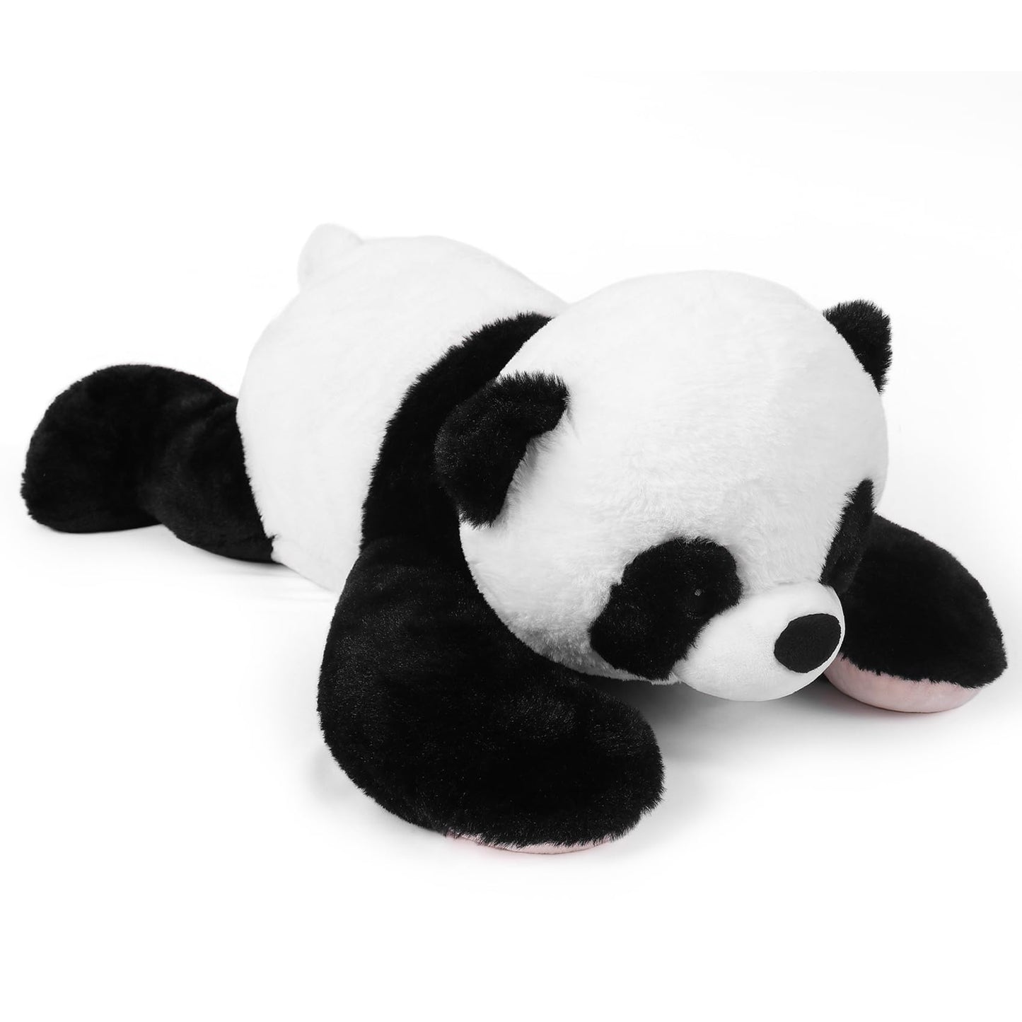5 lbs, 27 inches Panda Weighted Stuffed Animals, Cuddly Weighted Panda Plush Pillow Giant Plush Ideal Gift for Adults & Kids