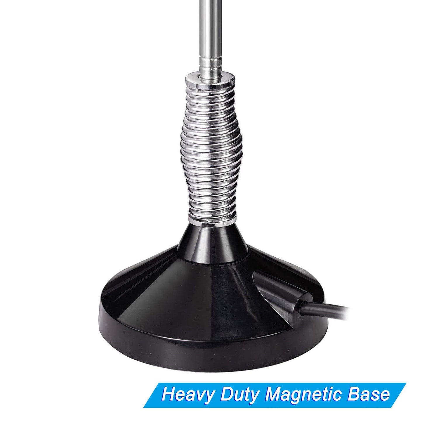 Bingfu 24 inch Magnetic CB Radio Antenna 27MHz PL259 & BNC Male Compatible with Cobra Midland Uniden Maxon President Mobile CB Radio Car Truck CB Antenna Kit