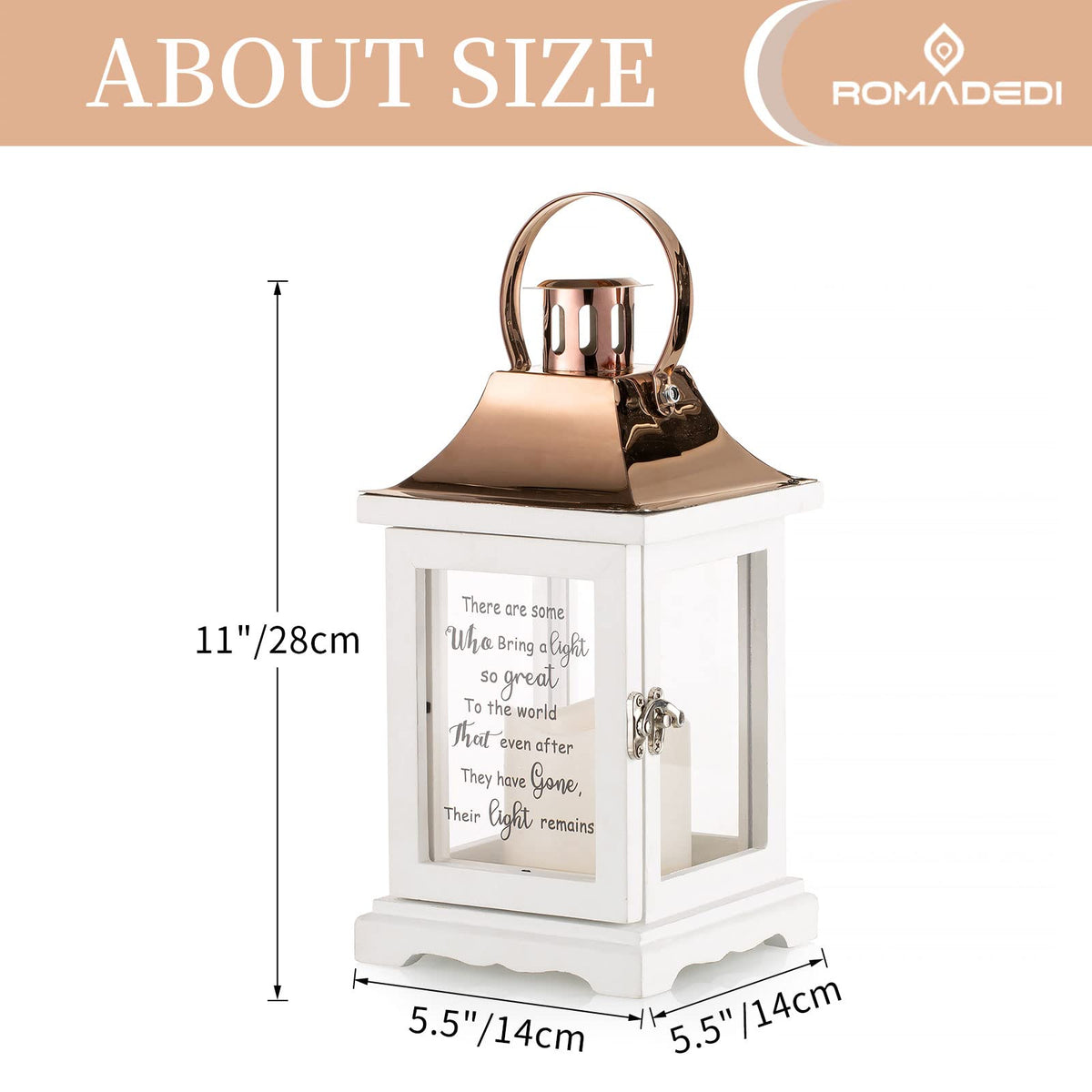 Memorial Lantern Sympathy Gift for Loss of Loved One: Memorial Gifts for Loss of Mother Mom Father Dad Husband Son Grandma Sister Brother Thoughtful Funeral Rememberance Condolence Bereavement