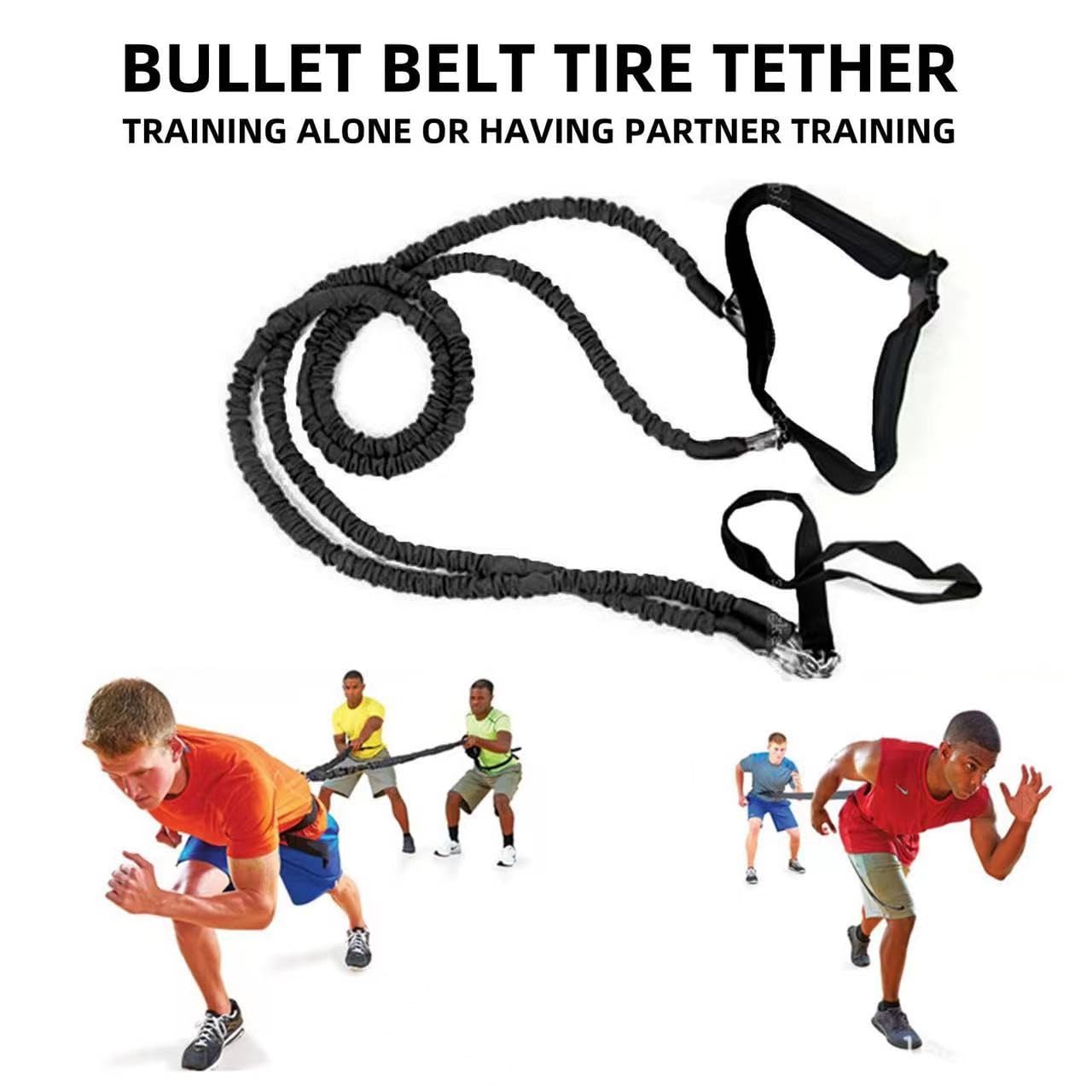 Speed Training Equipment, Resistance Bungee Band Multi-Sport Resistance Training Kit Improve Speed Fitness Agility Power Speed Strength Vertical Jumping Basketball Tennis Football