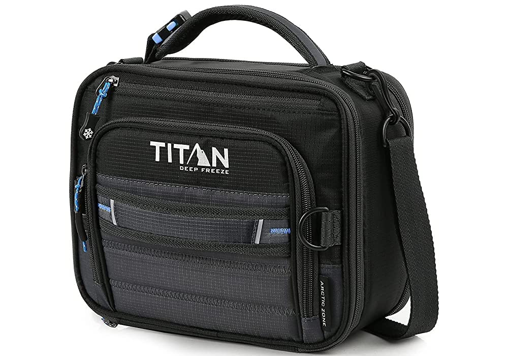 Arctic Zone 1356897 Artic Zone Titan Deep Freeze Lunch Bag Black, Plastic, 1 Kilogram