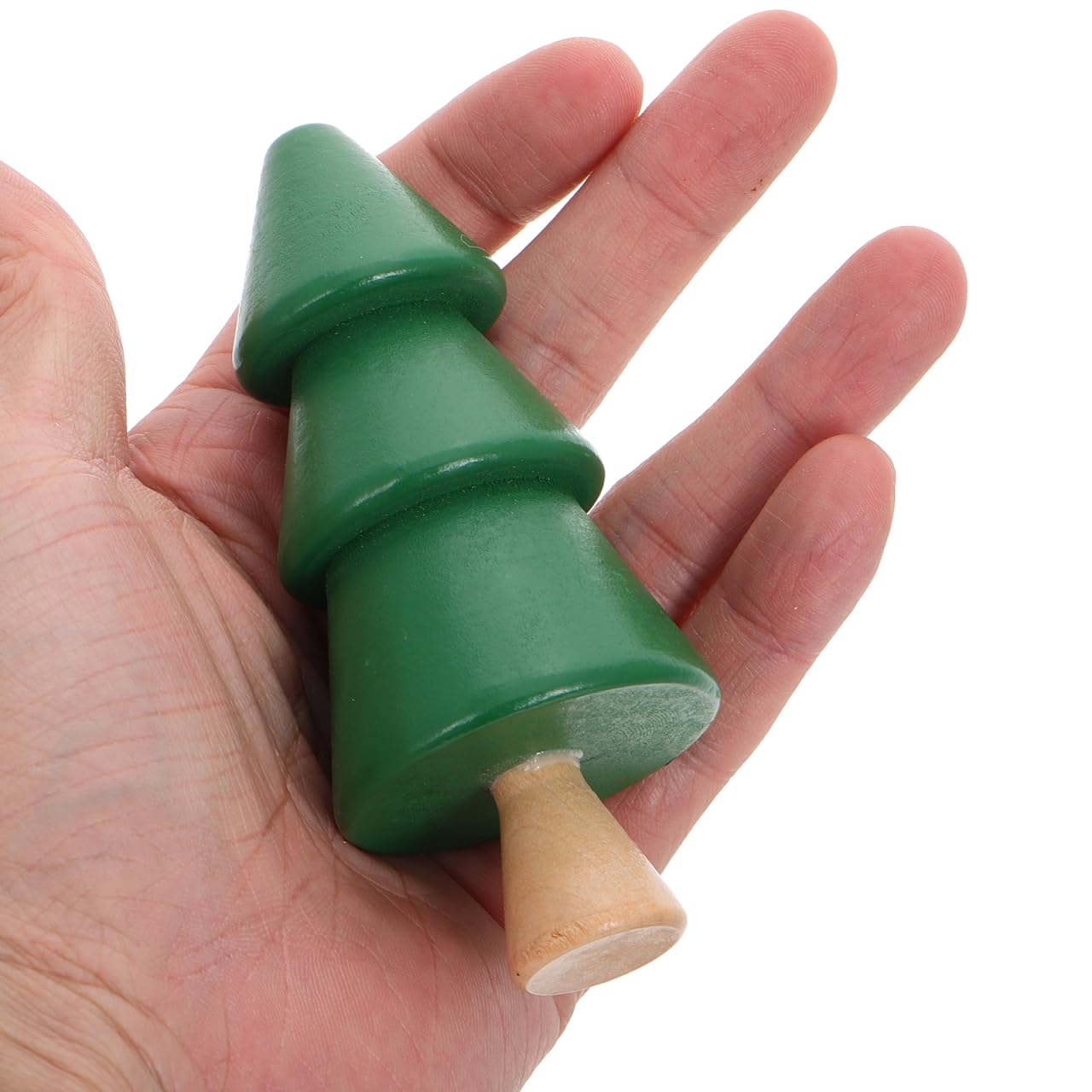 Totority Wooden Tree Figures Set Mini Suit Wooden Montessori Tree Decorations Small for 14+