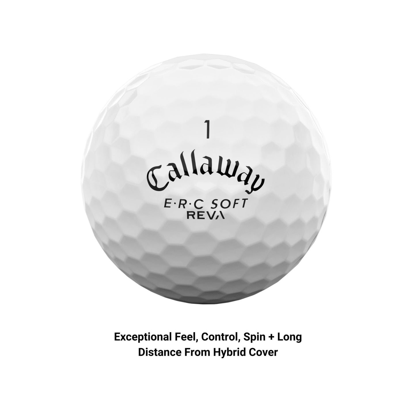 Callaway Golf ERC Soft Golf Balls (2023, 12 Ball Pack, Reva (Triple Track))