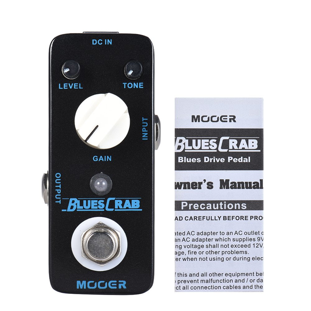 Mooer Blues Crab, classic blues overdrive