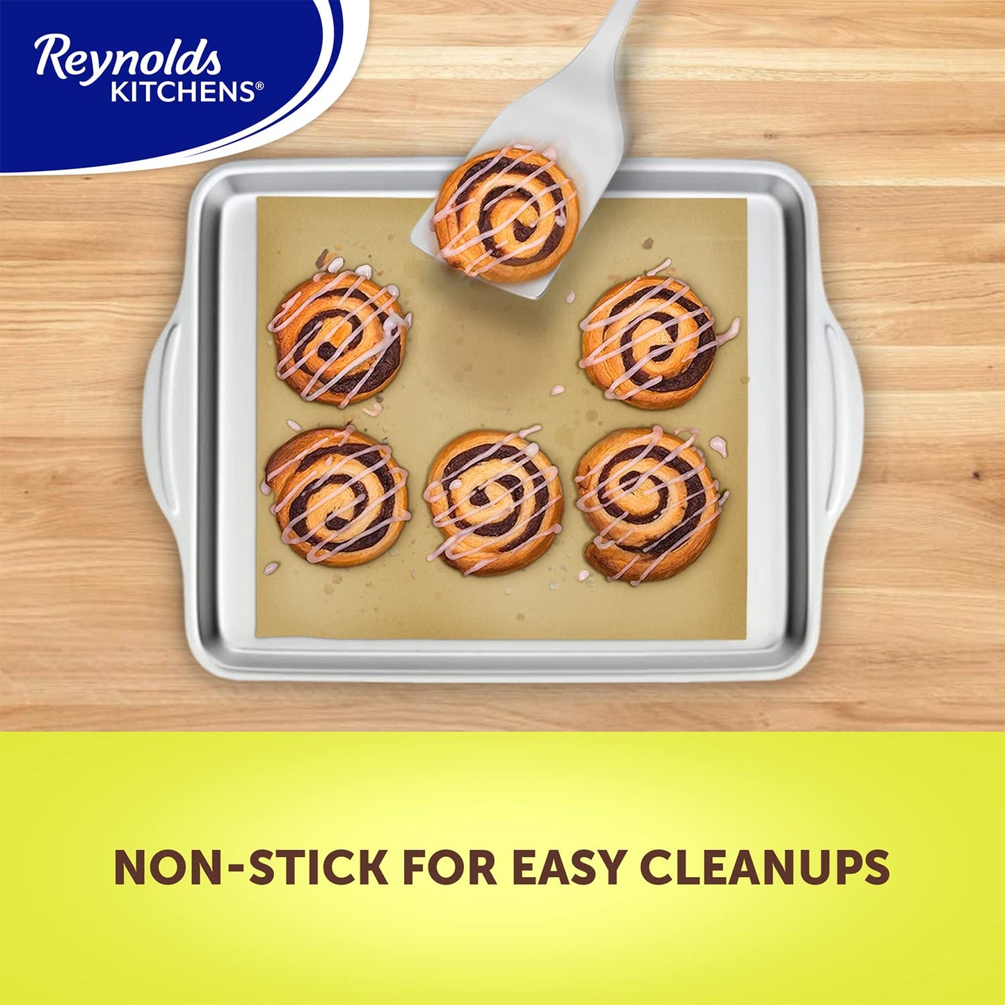 Reynolds Kitchens Pre Cut Parchment Paper Sheets/40ct 4-Pack 160 Liners Total/Unbleached Compostable Baking Paper/Compatible as Air Fryer Liners
